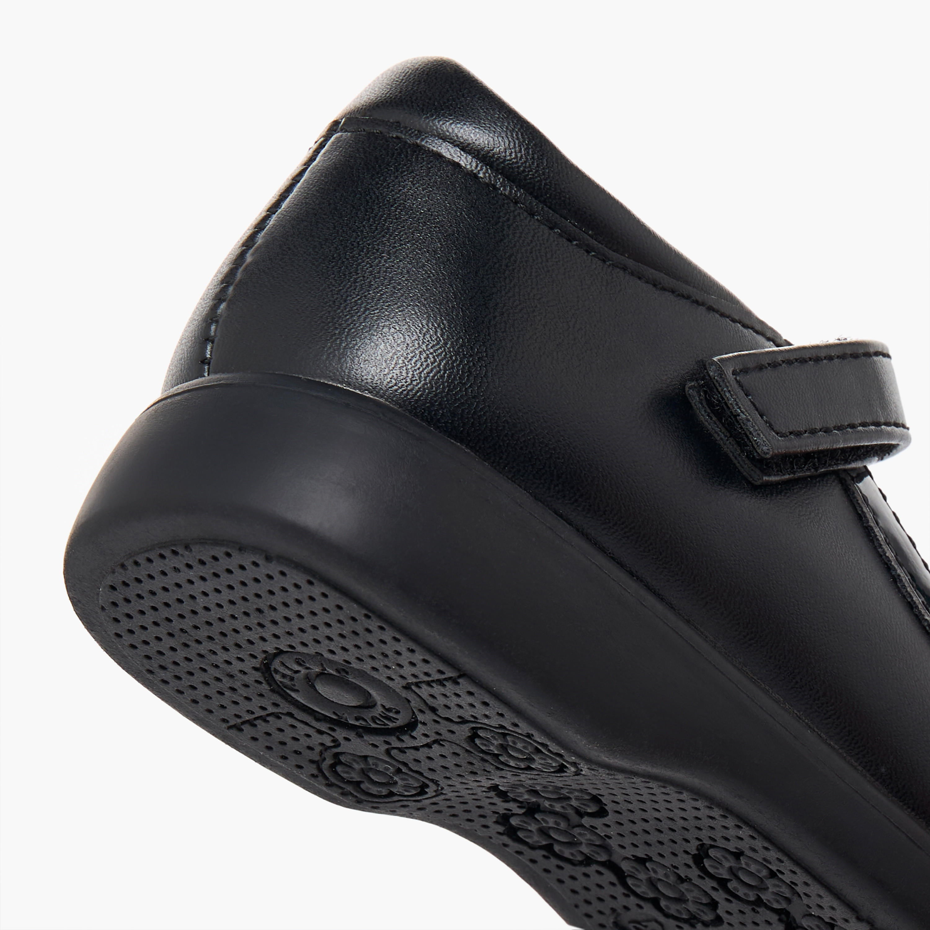 Flora Bella Girls Bow Detail Hook & Loop Mary Jane School Shoes-girls-shoes-maryjanes-image-10