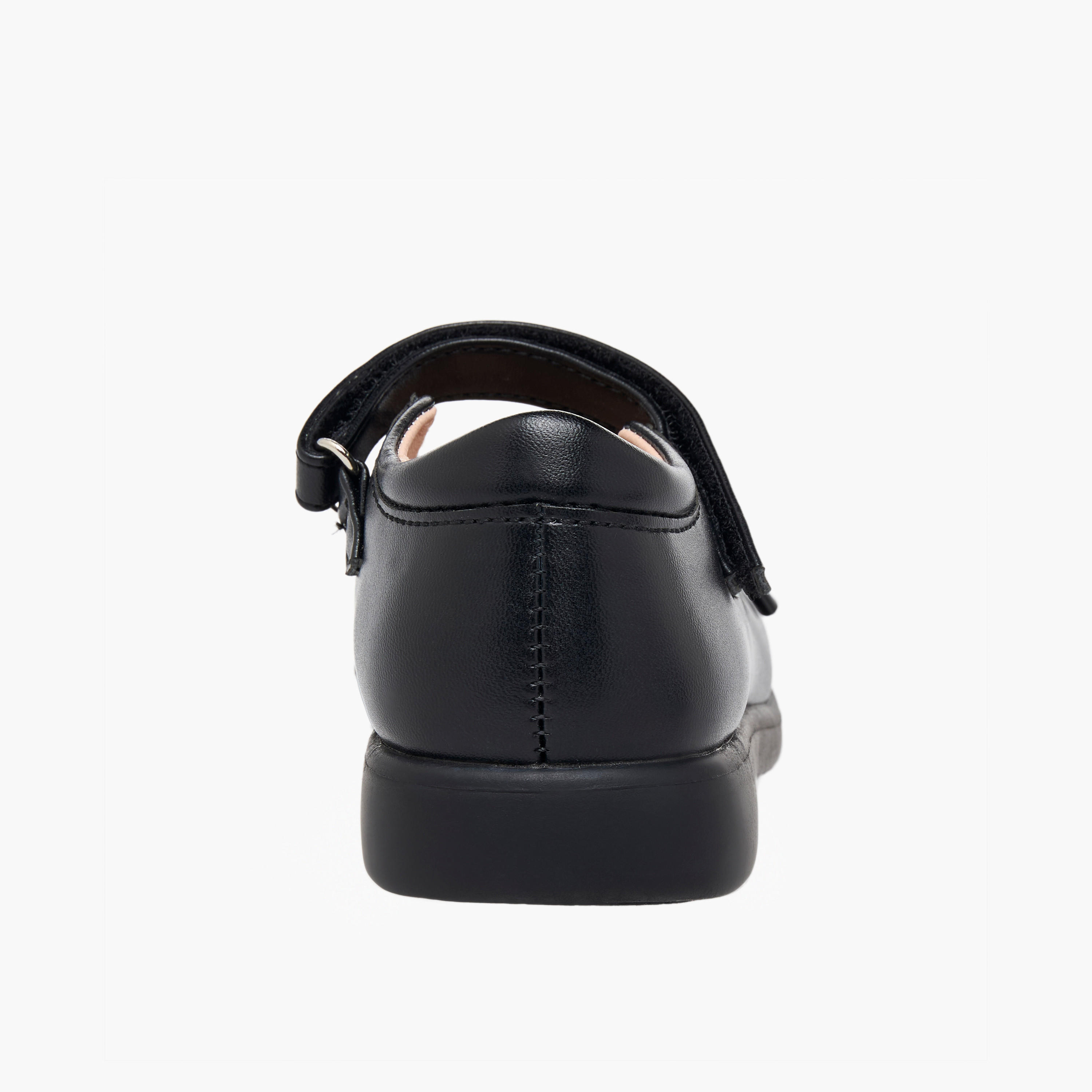 Flora Bella Girls Bow Detail Hook & Loop Mary Jane School Shoes-girls-shoes-maryjanes-image-9