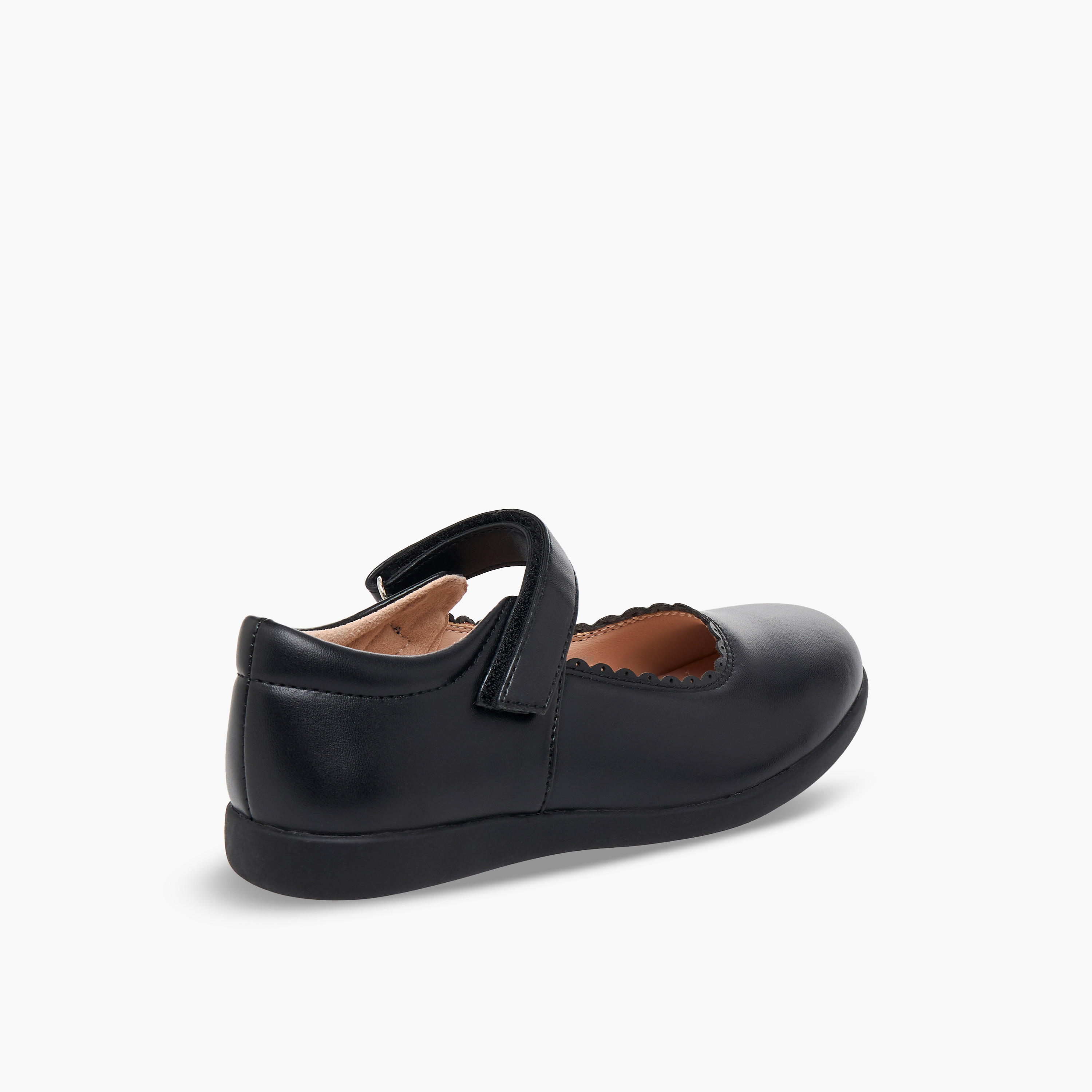 Flora Bella Girls Hook & Loop Mary Jane School Shoes-girls-shoes-maryjanes-image-6