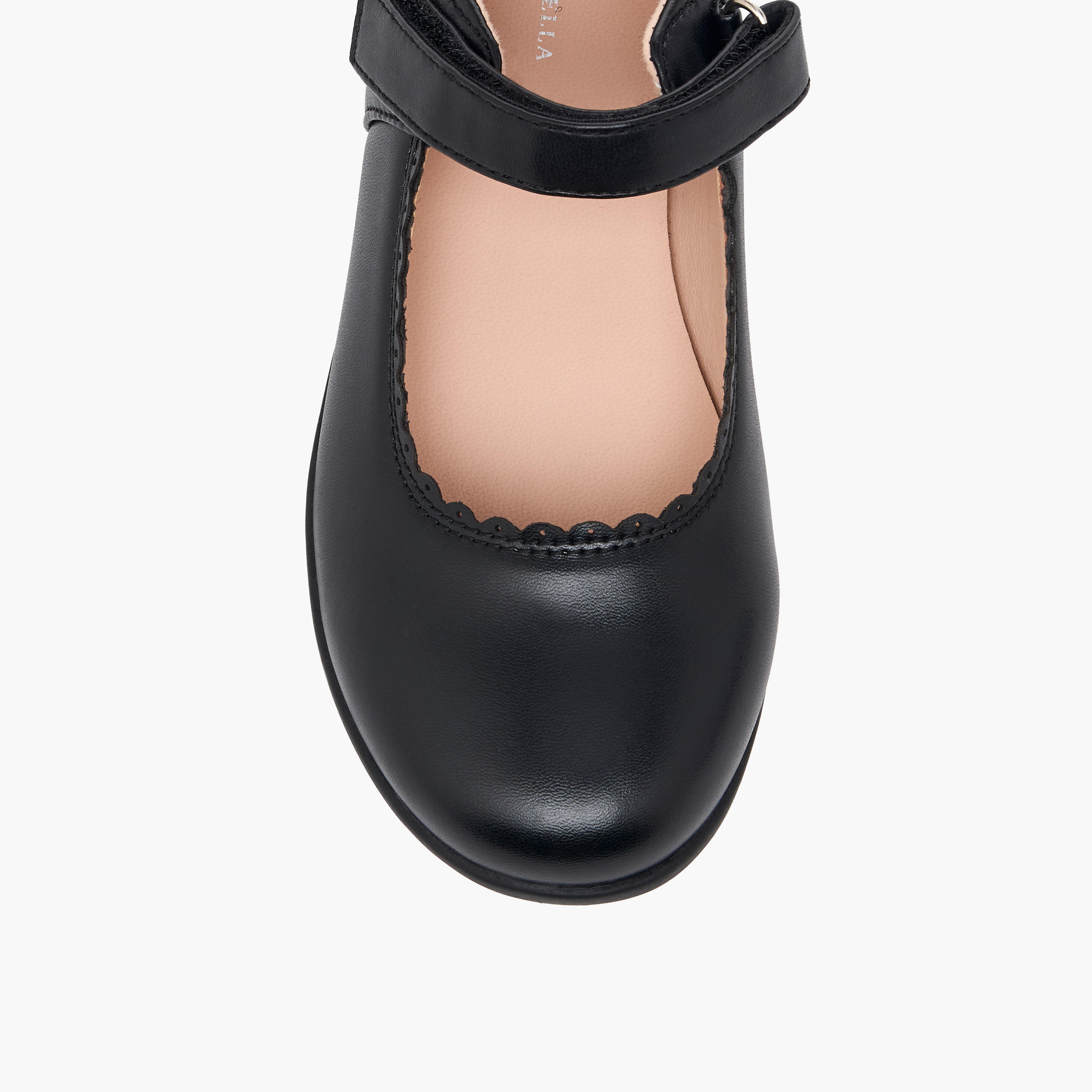 Flora Bella Girls Hook & Loop Mary Jane School Shoes-girls-shoes-maryjanes-image-7