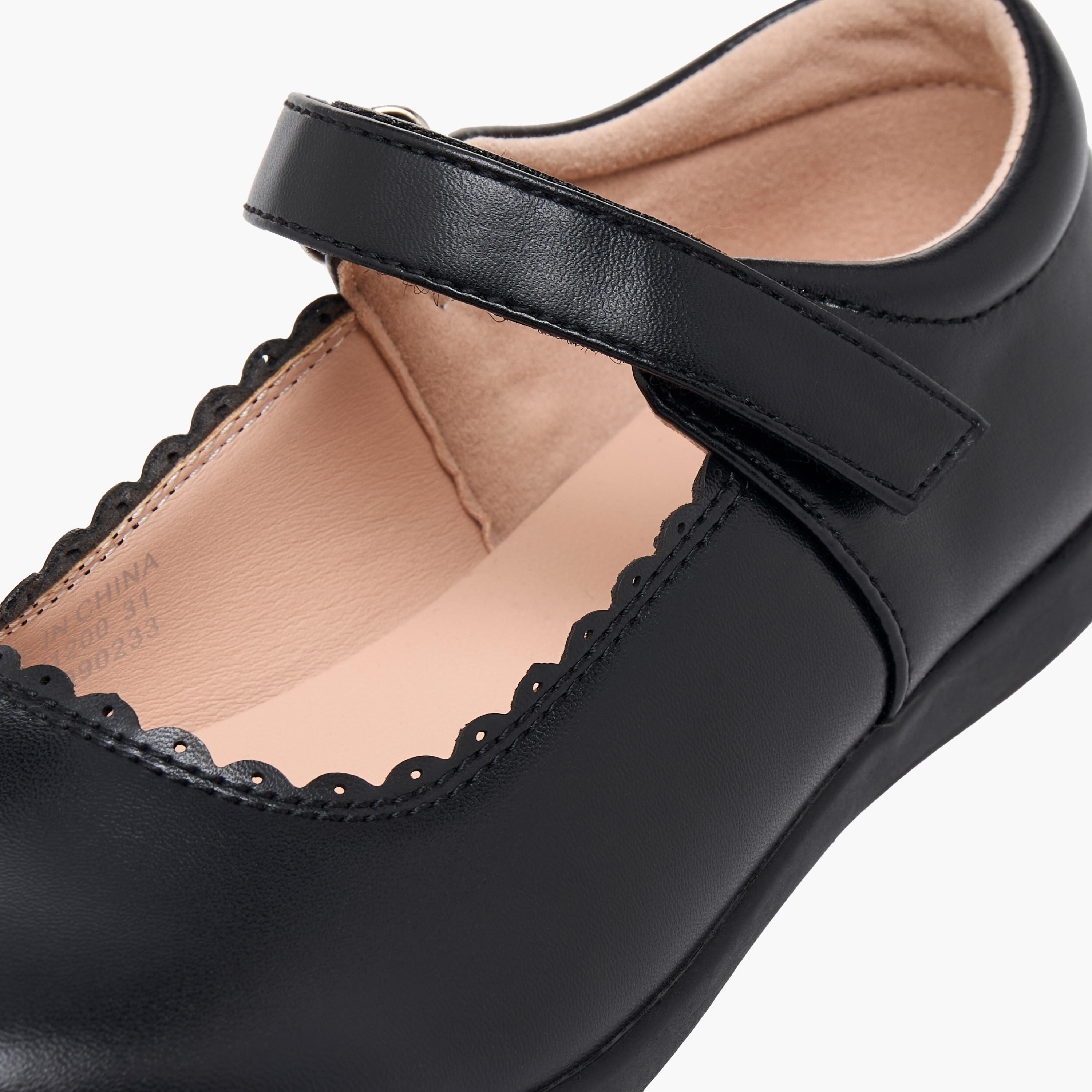 حذاء ماري جين مدرسي بشريط إغلاق لاصق للبنات من فلورا بيلا-girls-shoes-maryjanes-image-8
