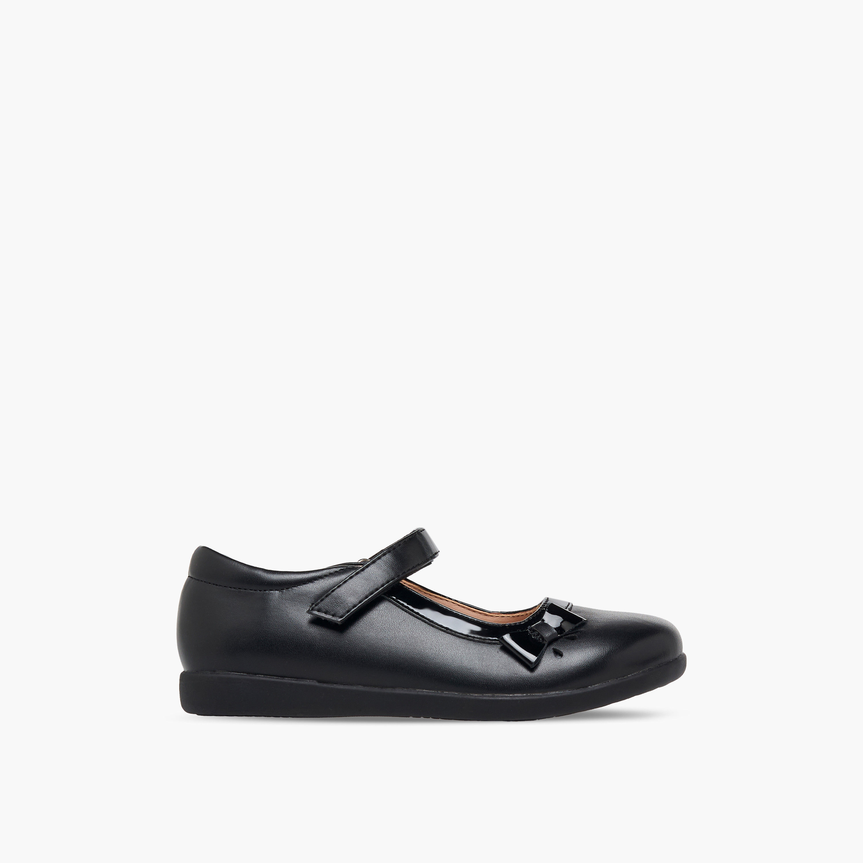 Flora Bella Girls Hook & Loop School Shoes-girls-shoes-maryjanes-image-3