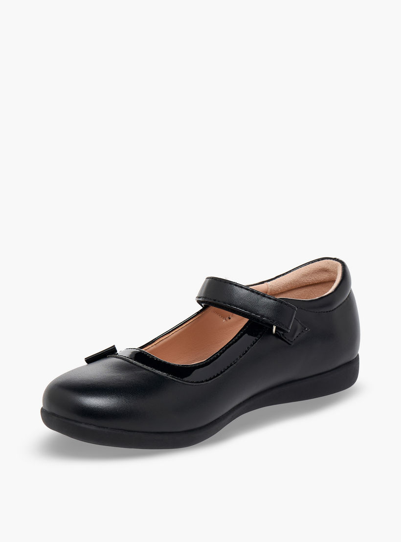 Flora Bella Girls Hook & Loop School Shoes-girls-shoes-maryjanes-image-4