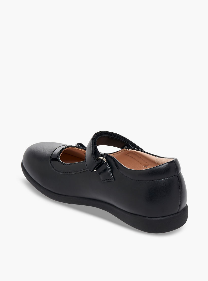 Flora Bella Girls Hook & Loop School Shoes-girls-shoes-maryjanes-image-5