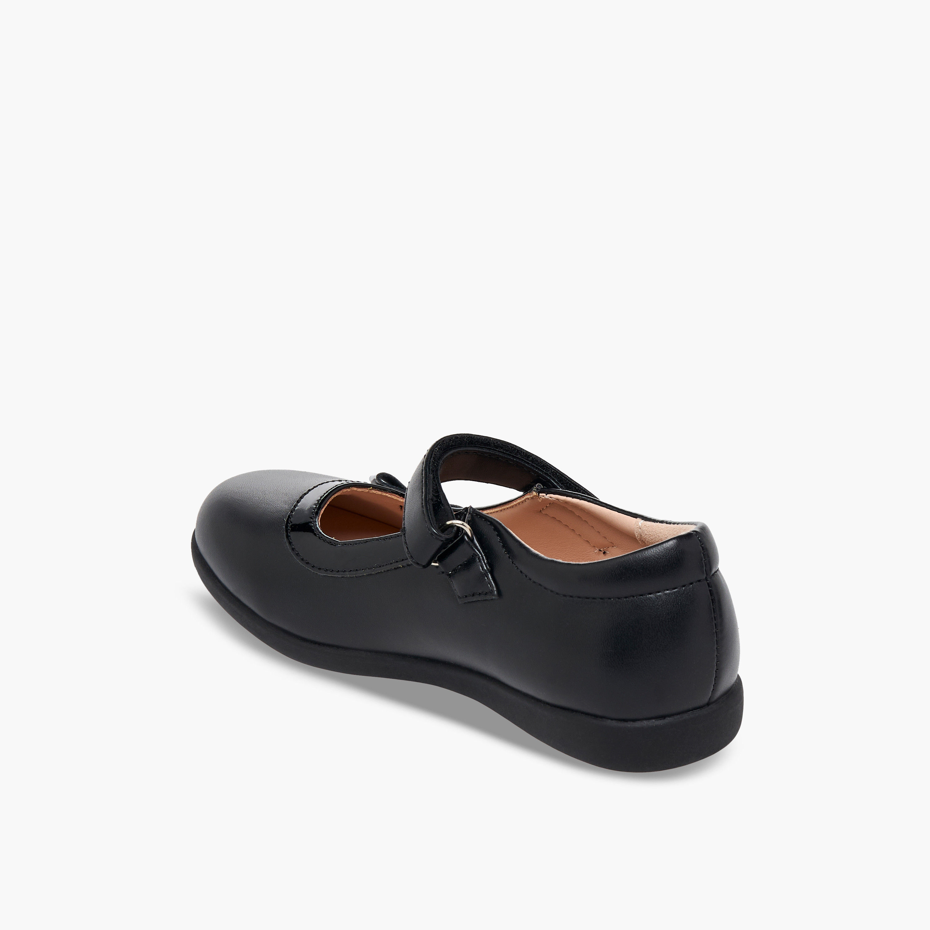 Flora Bella Girls Hook & Loop School Shoes-girls-shoes-maryjanes-image-5