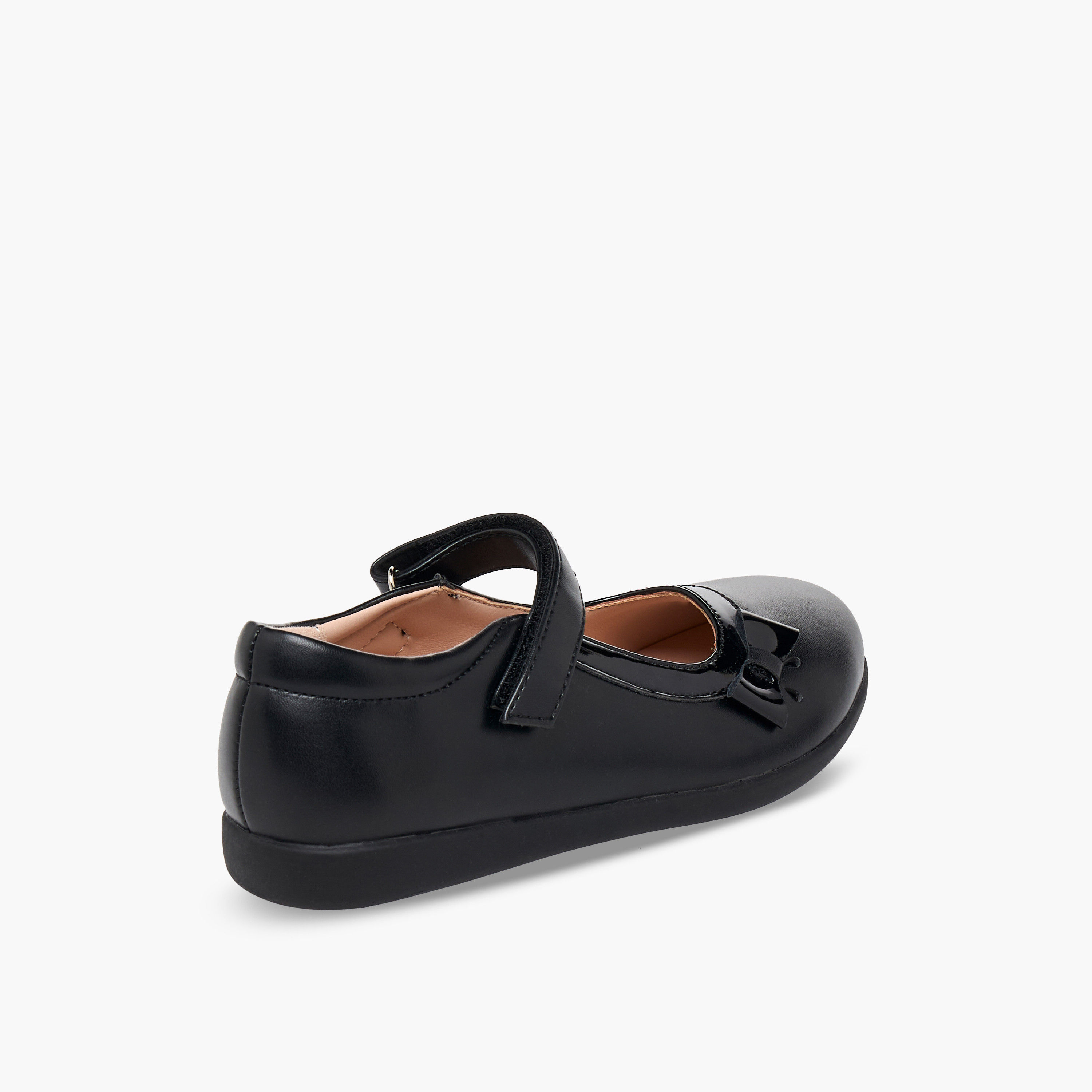 Flora Bella Girls Hook & Loop School Shoes-girls-shoes-maryjanes-image-6