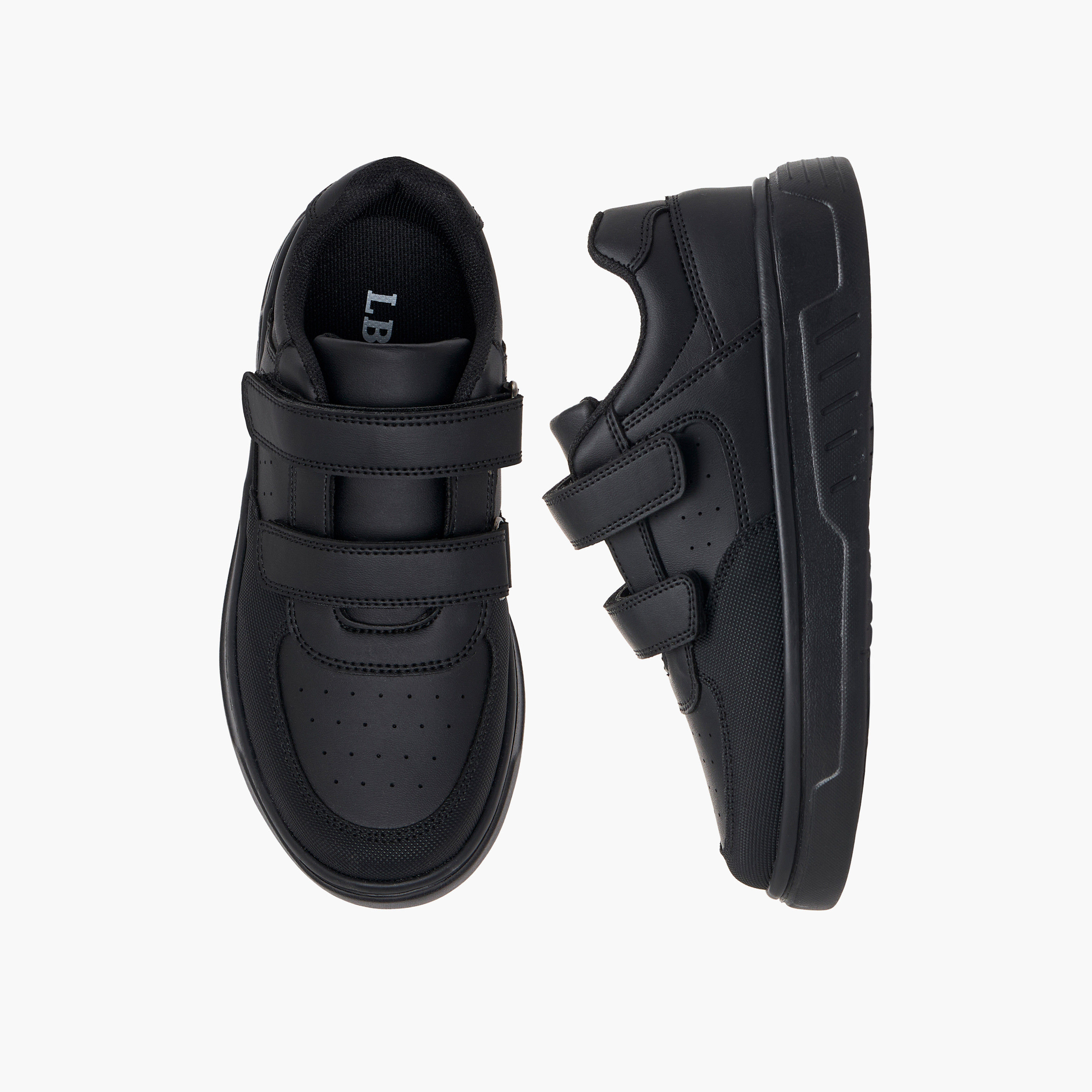 حذاء مدرسي بشريط إغلاق للأولاد من أل بي أل من شو إكسبريس-boys-shoes-schoolshoes-image-1