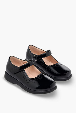 Flora Bella Girls Hook & Loop School Shoes-girls-shoes-schoolshoes-image-1