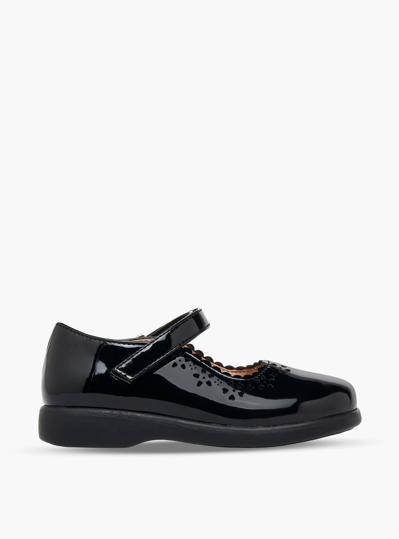Flora Bella Girls Hook & Loop School Shoes-girls-shoes-maryjanes-image-3