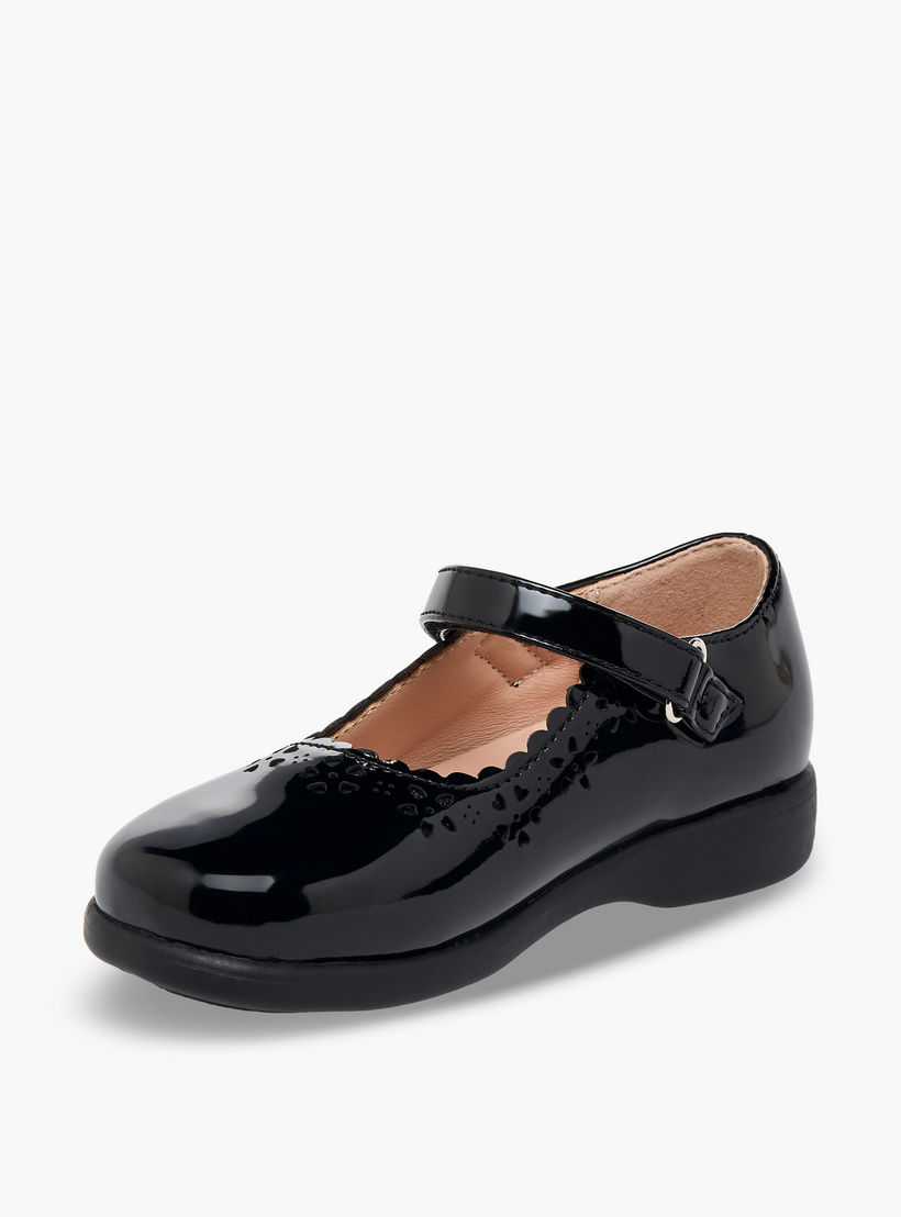 Flora Bella Girls Hook & Loop School Shoes-girls-shoes-maryjanes-image-4