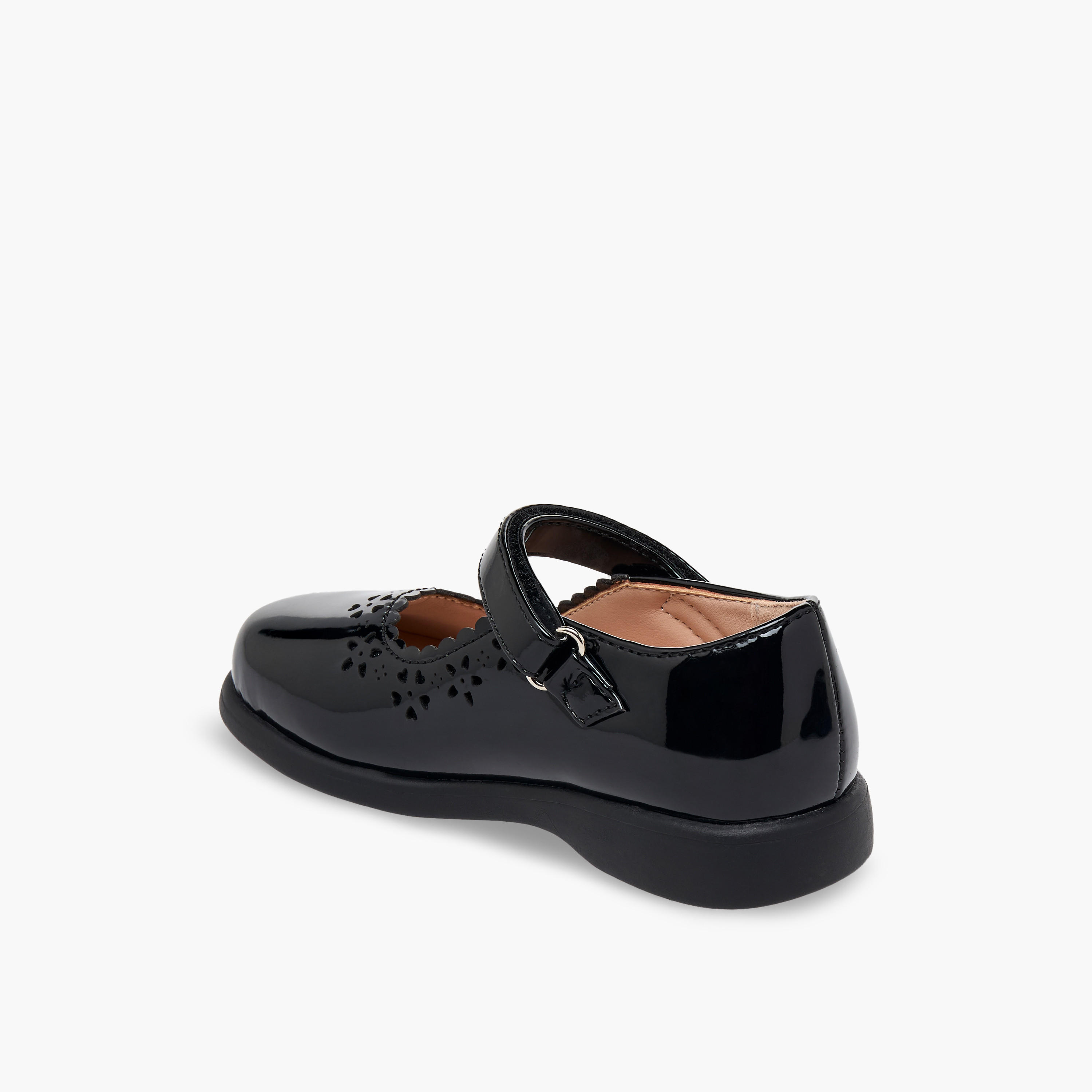 Flora Bella Girls Hook & Loop School Shoes-girls-shoes-maryjanes-image-5
