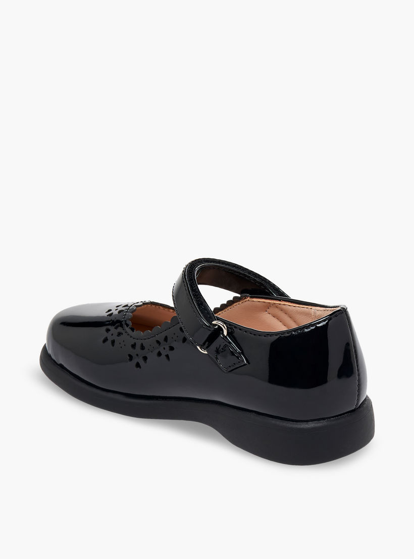 Flora Bella Girls Hook & Loop School Shoes-girls-shoes-maryjanes-image-5