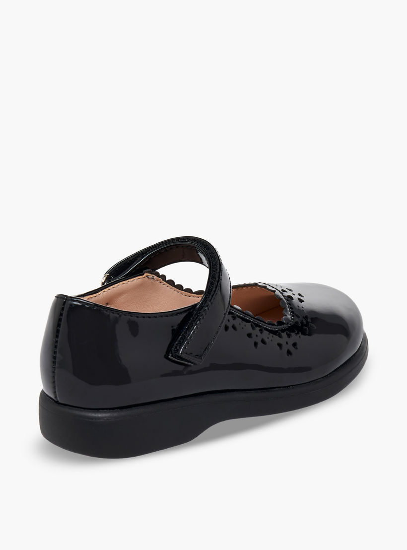 Flora Bella Girls Hook & Loop School Shoes-girls-shoes-maryjanes-image-6