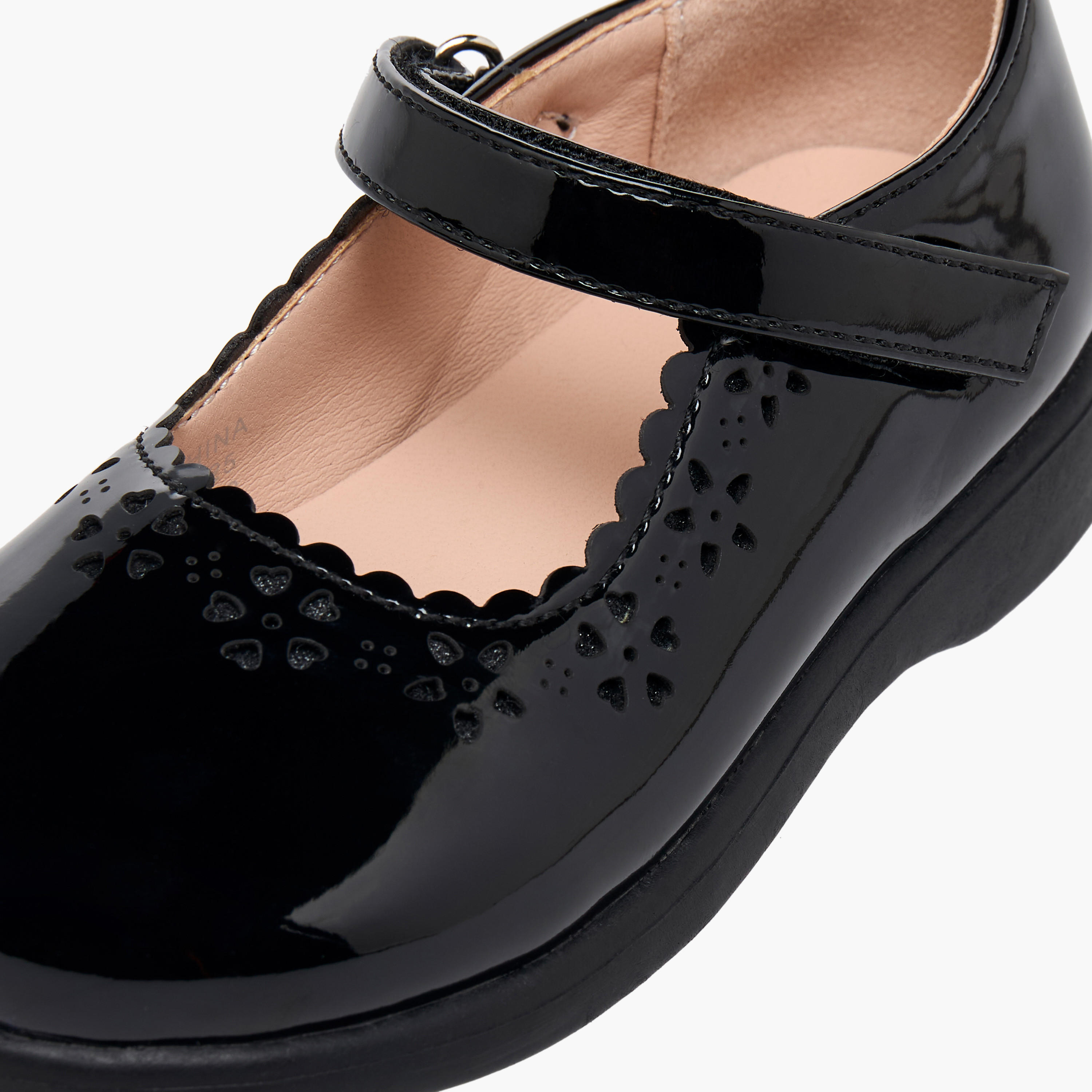Flora Bella Girls Hook & Loop School Shoes-girls-shoes-maryjanes-image-8