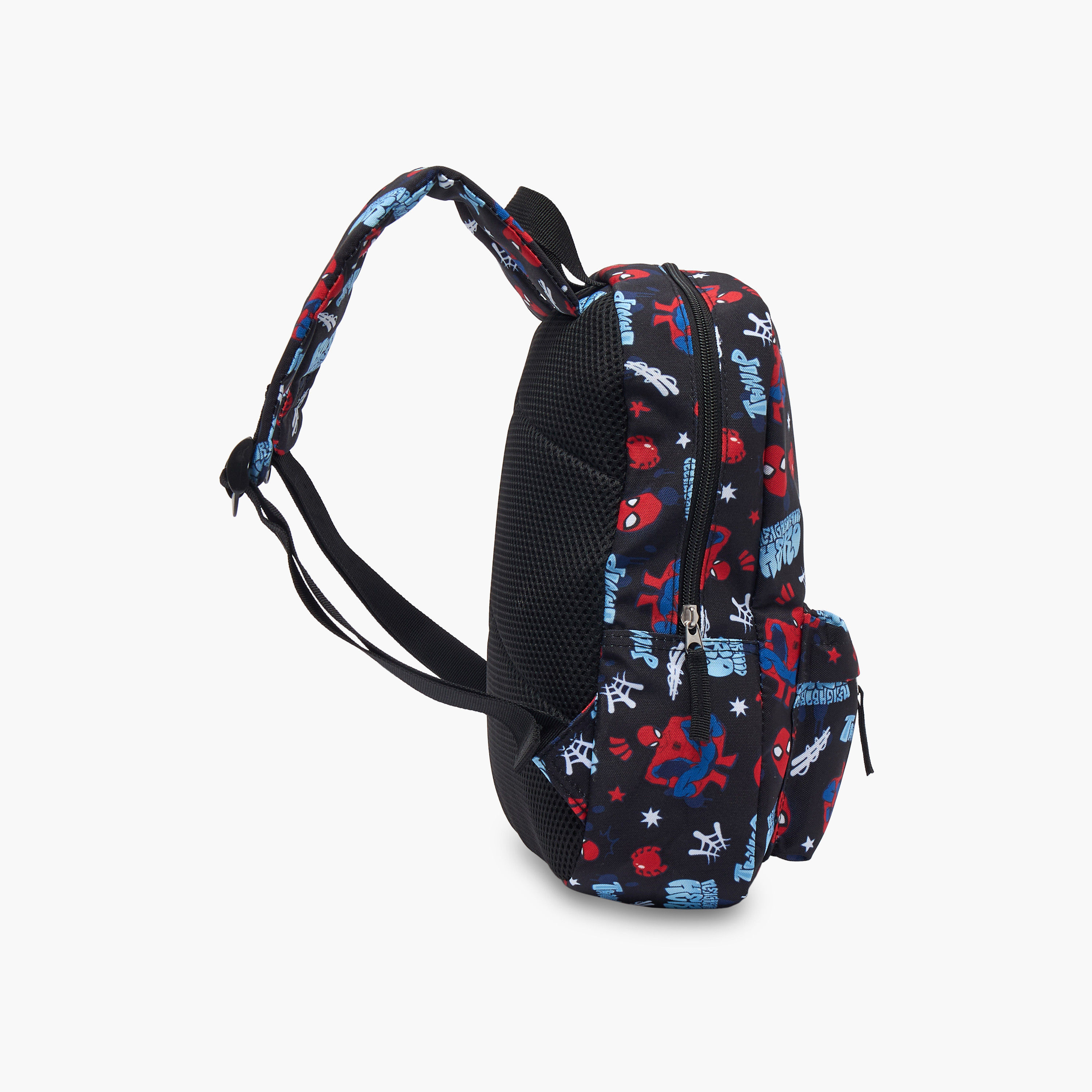 شنطة ظهر مدرسية بأحزمة كتف قابلة للتعديل وطبعات سبايدرمان للأولاد بعمر 8-13 سنة -boys-accessories-bagsandbackpacks-image-6