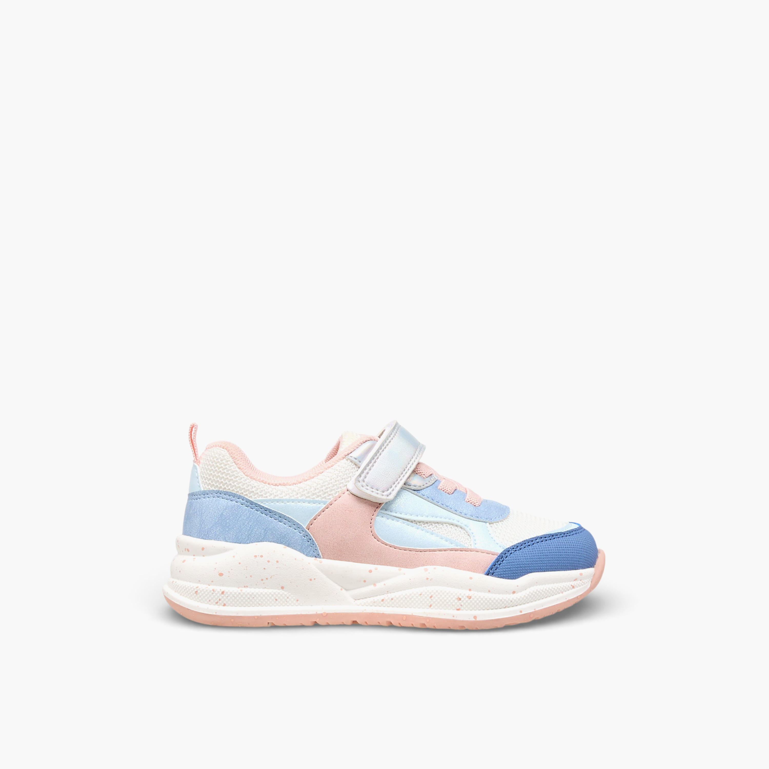 Flora Bella Girls Hook and Loop Ankle Sneakers-girls-shoes-sneakers-image-3