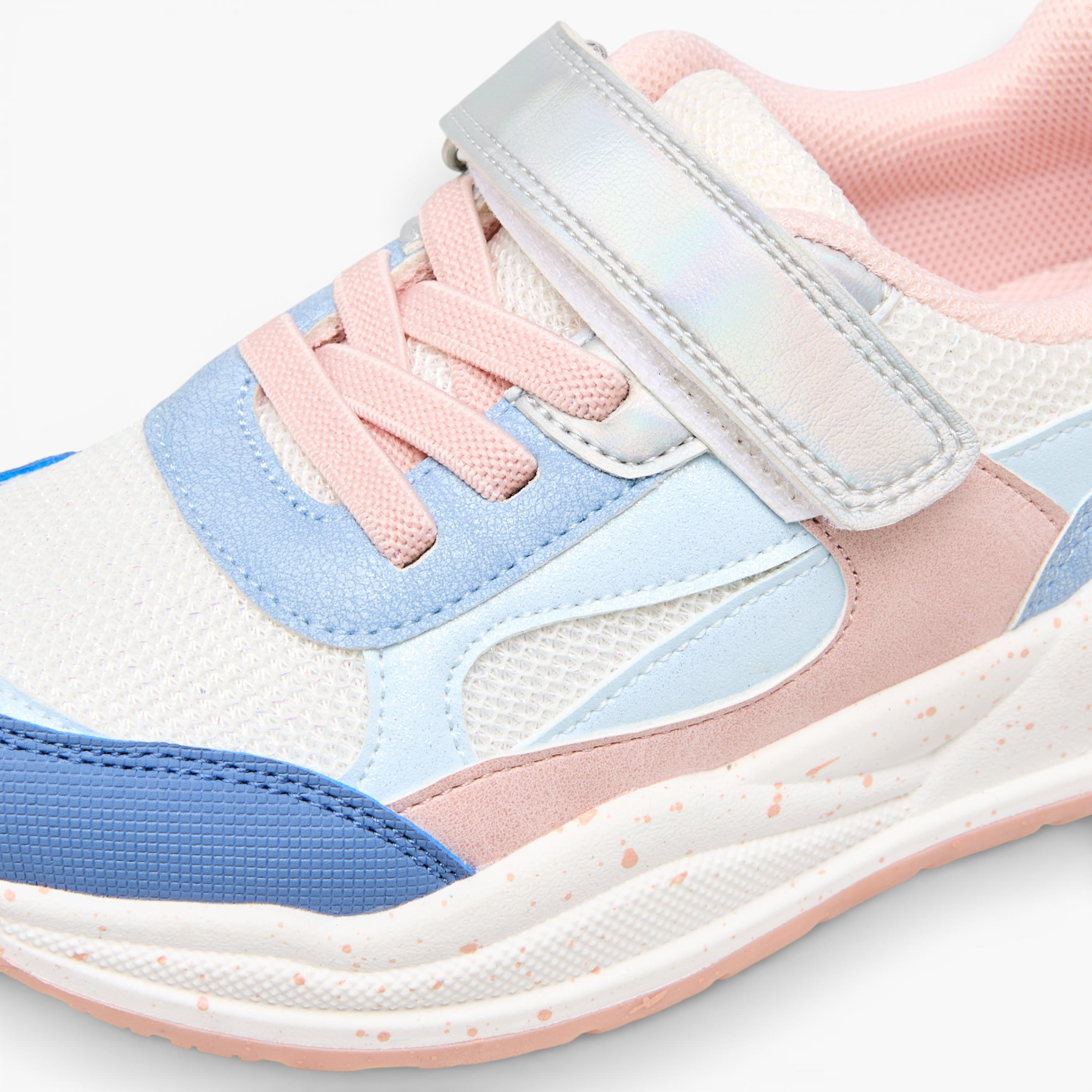 Flora Bella Girls Hook and Loop Ankle Sneakers-girls-shoes-sneakers-image-4