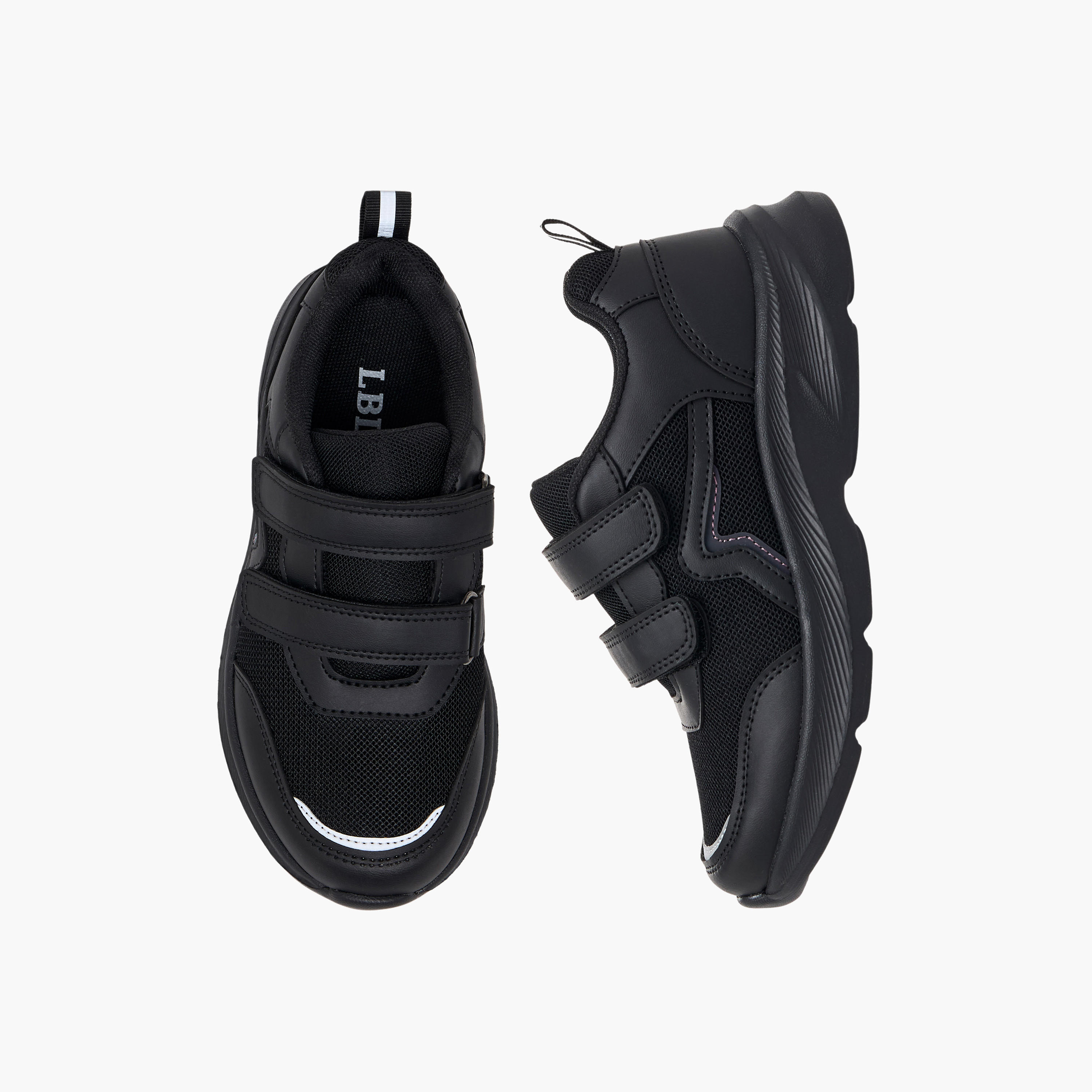 حذاء مدرسي للأطفال بشريط إغلاق لاصق من إل بي إل من شو إكسبريس-boys-shoes-schoolshoes-image-1