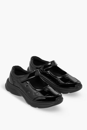 حذاء ماري جين مدرسي بشريط إغلاق لاصق للبنات من فلورا بيلا-girls-shoes-maryjanes-image-1