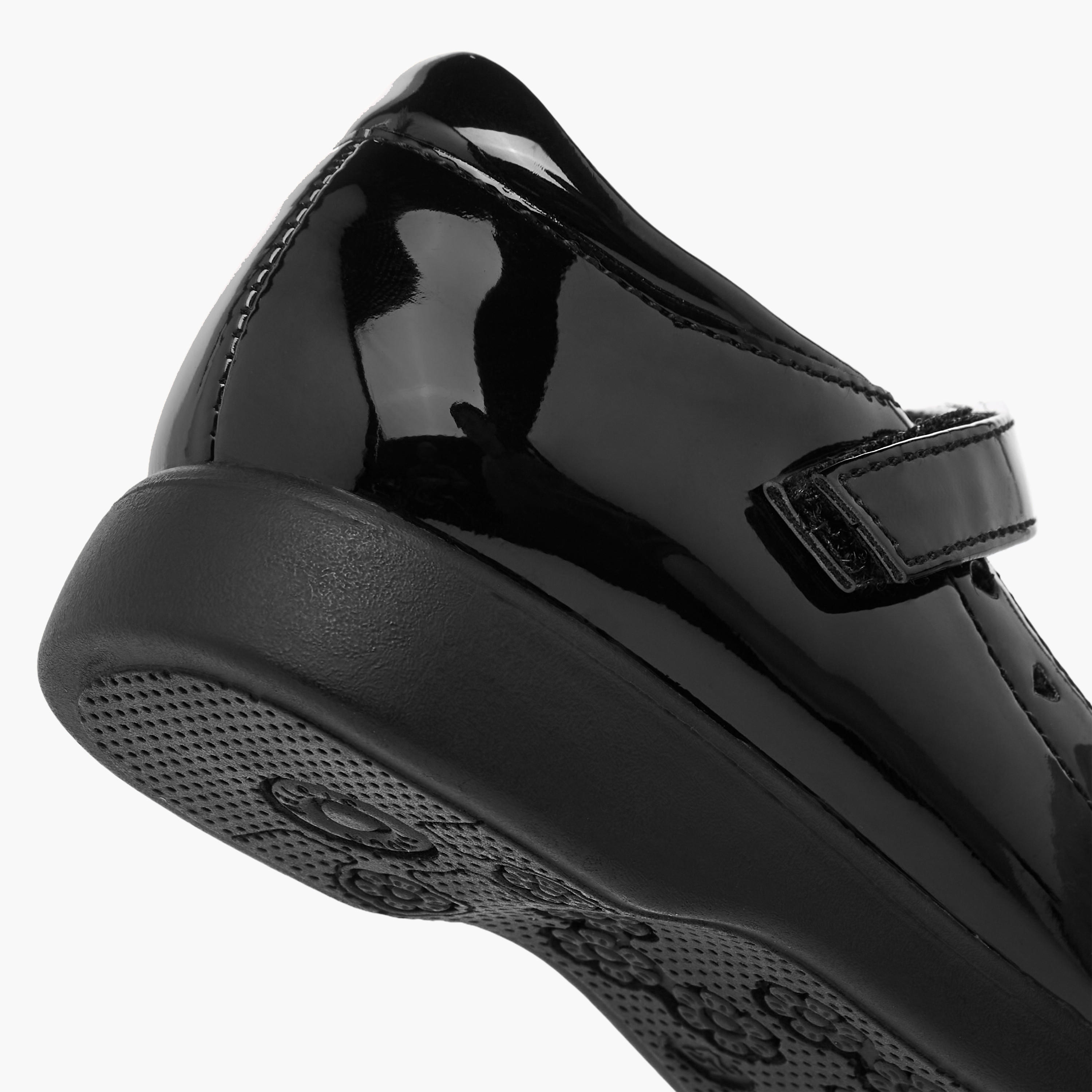Flora Bella Girls Heart Detail Hook & Loop School Shoes-girls-shoes-maryjanes-image-10