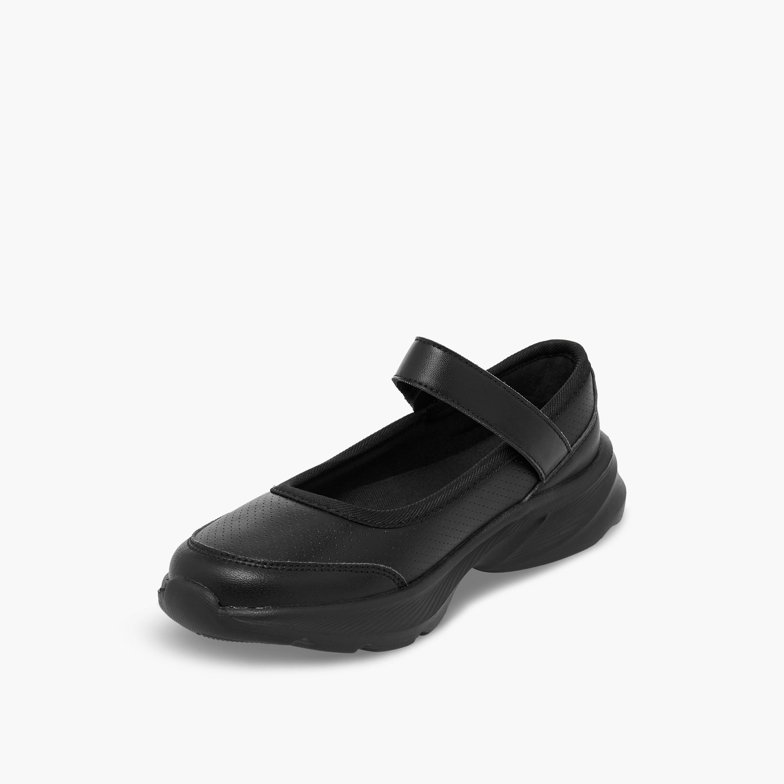Flora Bella Girls Hook & Loop School Shoes-girls-shoes-maryjanes-image-4
