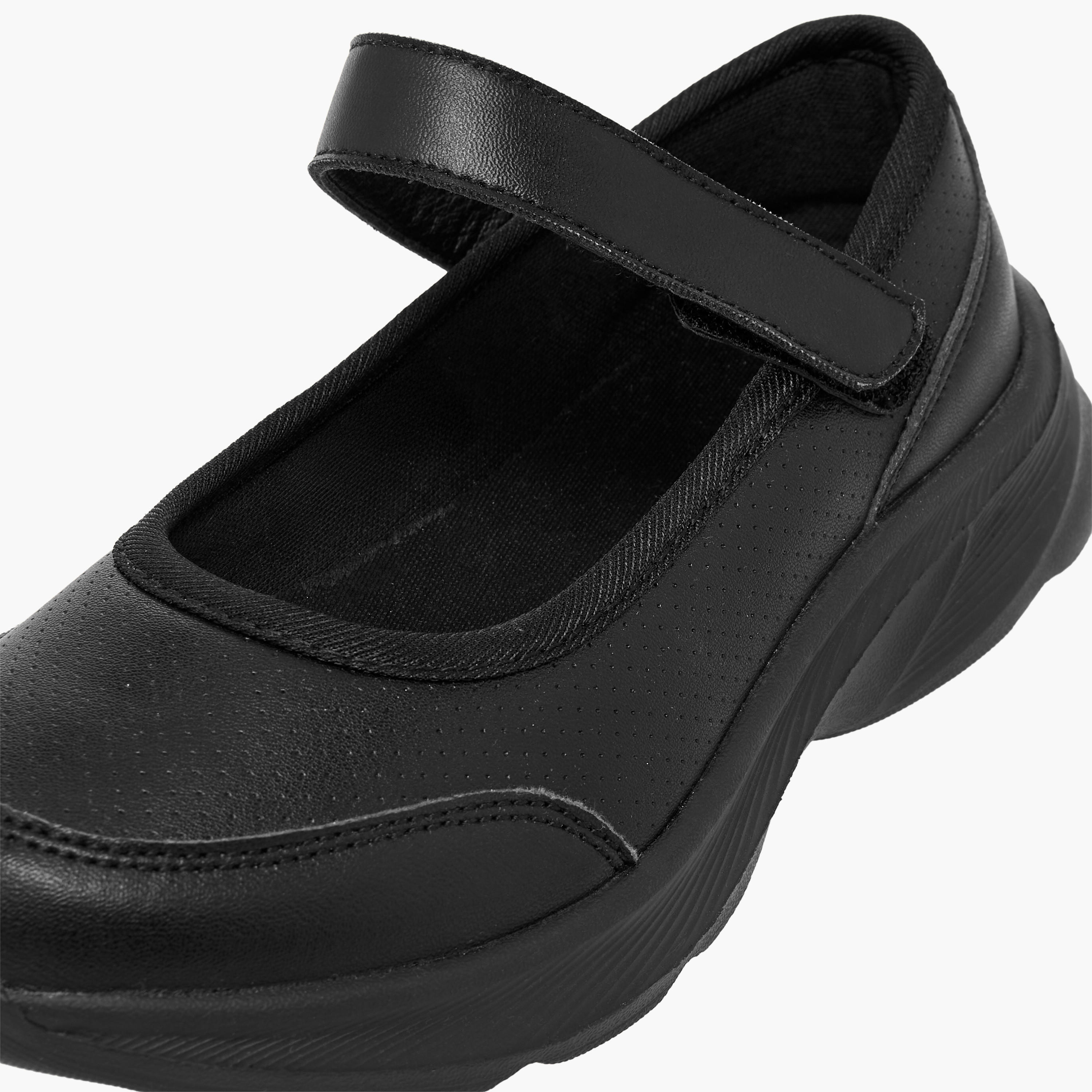 Flora Bella Girls Hook & Loop School Shoes-girls-shoes-maryjanes-image-8