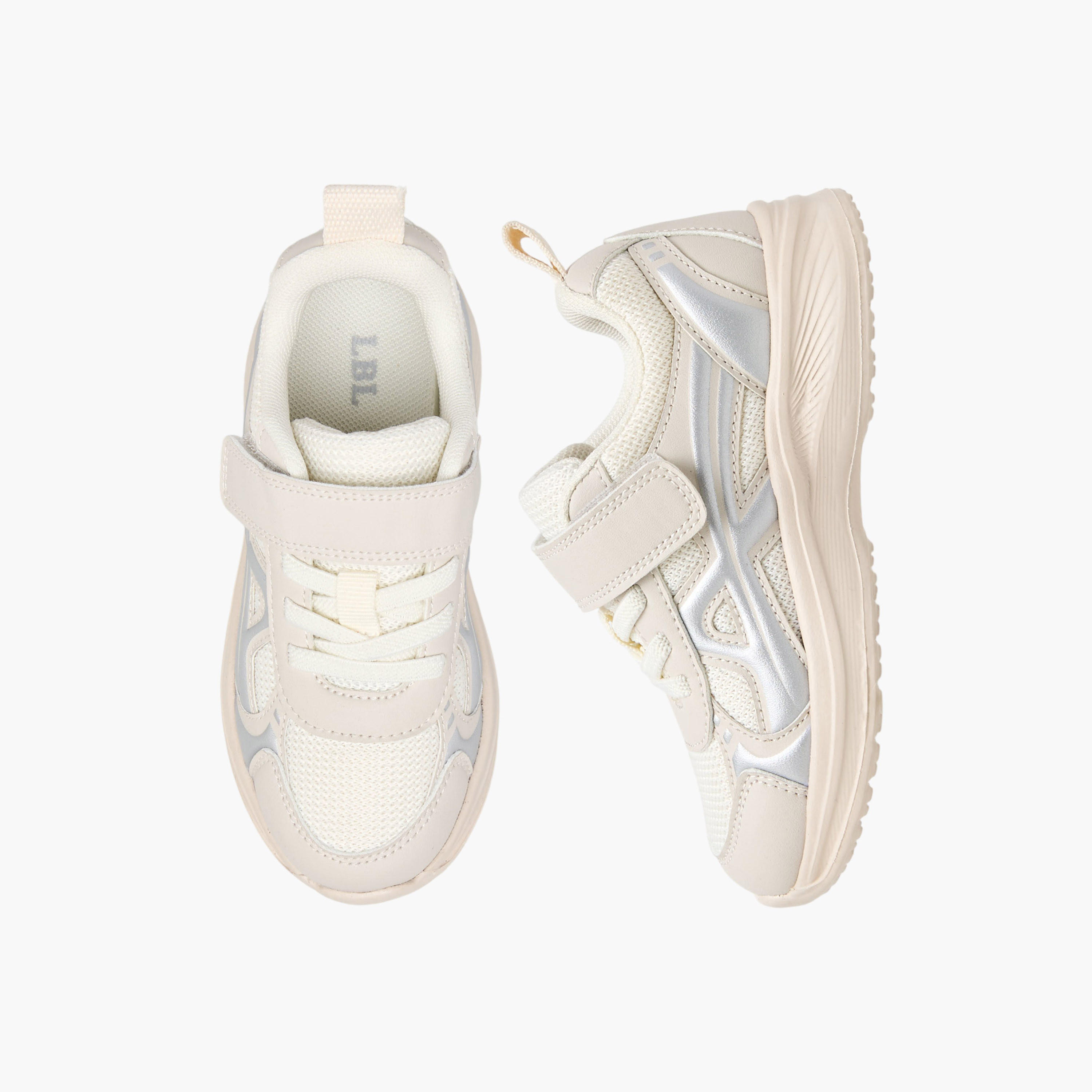 حذاء سنيكرز بطول الكاحل وشريط إغلاق لاصق للأولاد من إل بي إل من شو إكسبريس-boys-shoes-sneakers-image-1