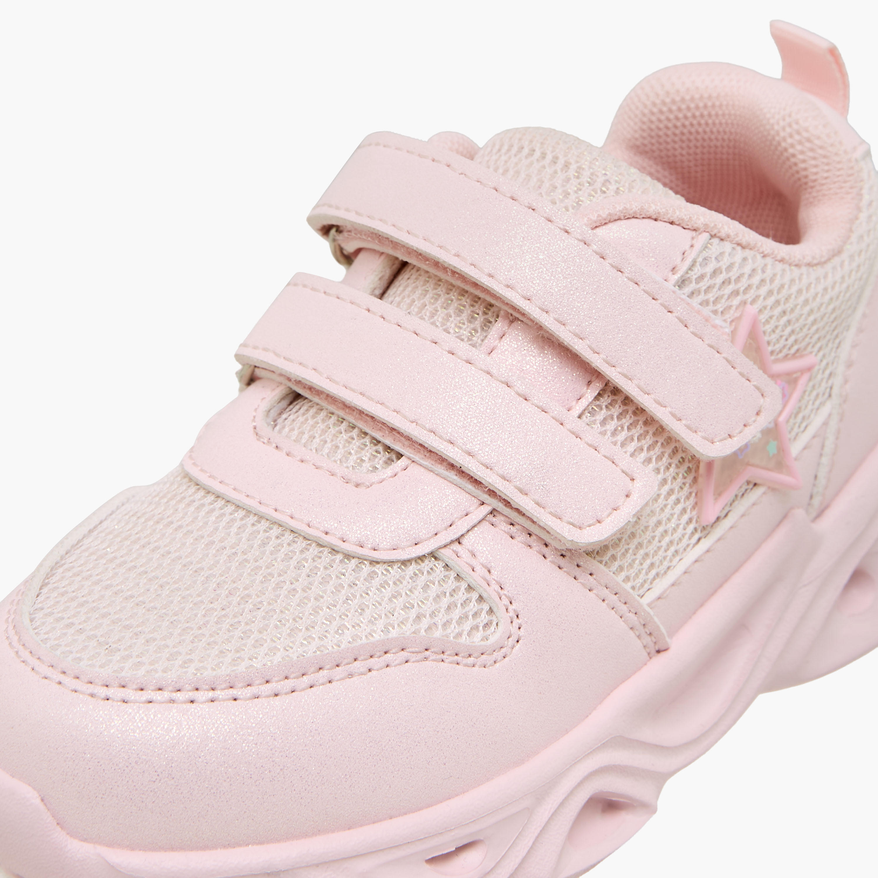 حذاء سنيكرز مضيء بشريط إغلاق لاصق للبنات من فلورا بيلا-girls-shoes-sneakers-image-4