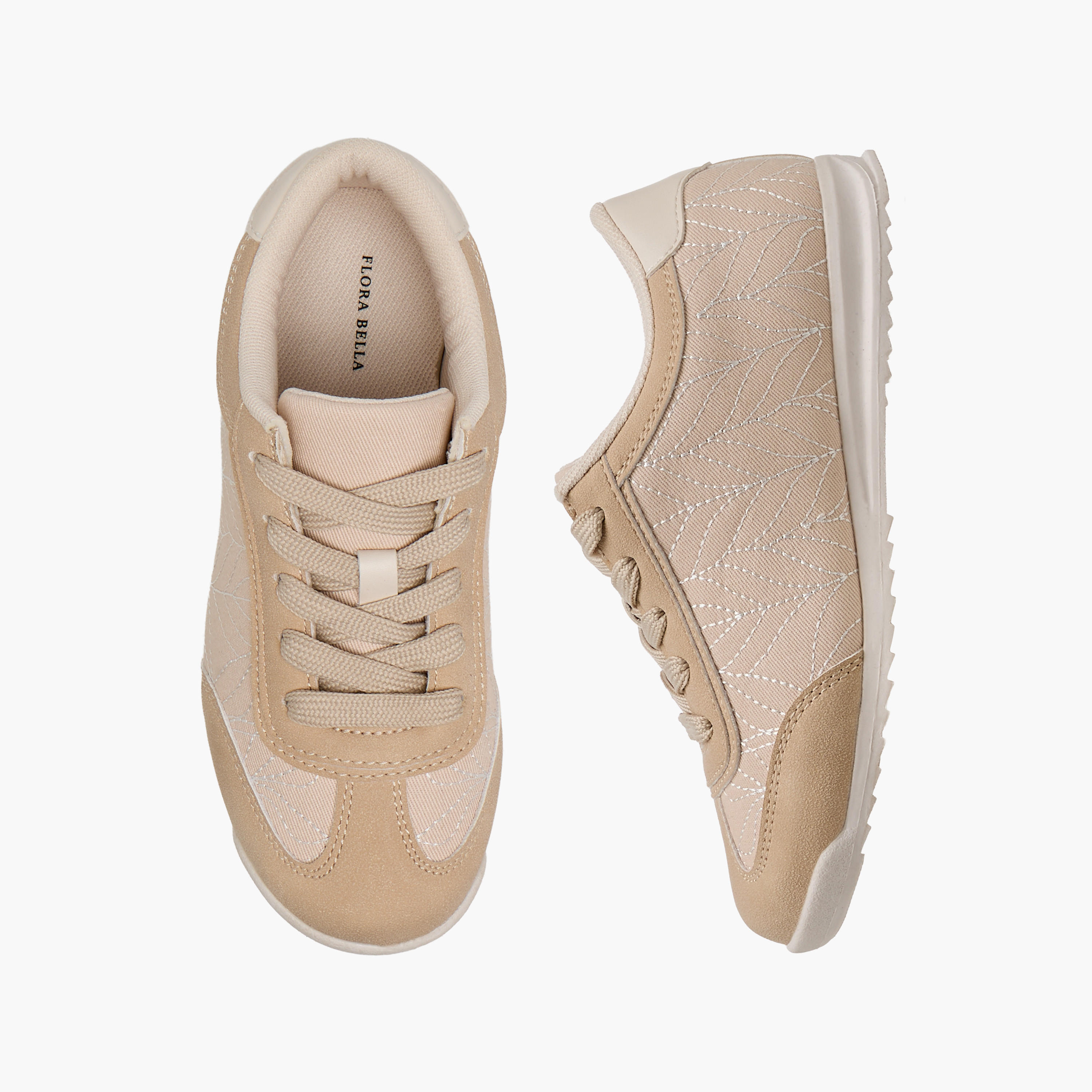 Flora Bella Girls Lace-Up Ankle Sneakers-girls-shoes-sneakers-image-1