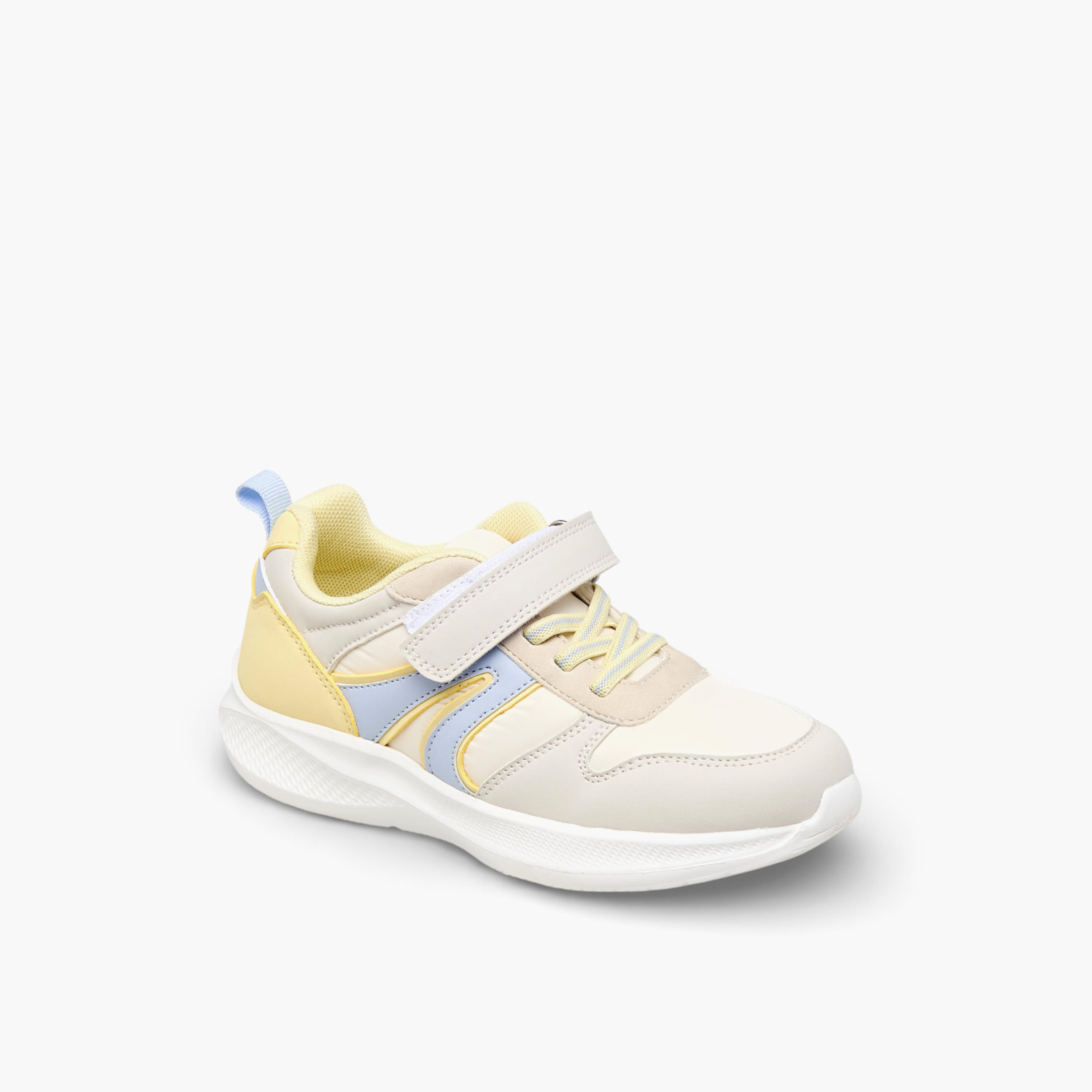 Flora Bella Girls Hook and Loop Ankle Sneakers-girls-shoes-sneakers-image-2