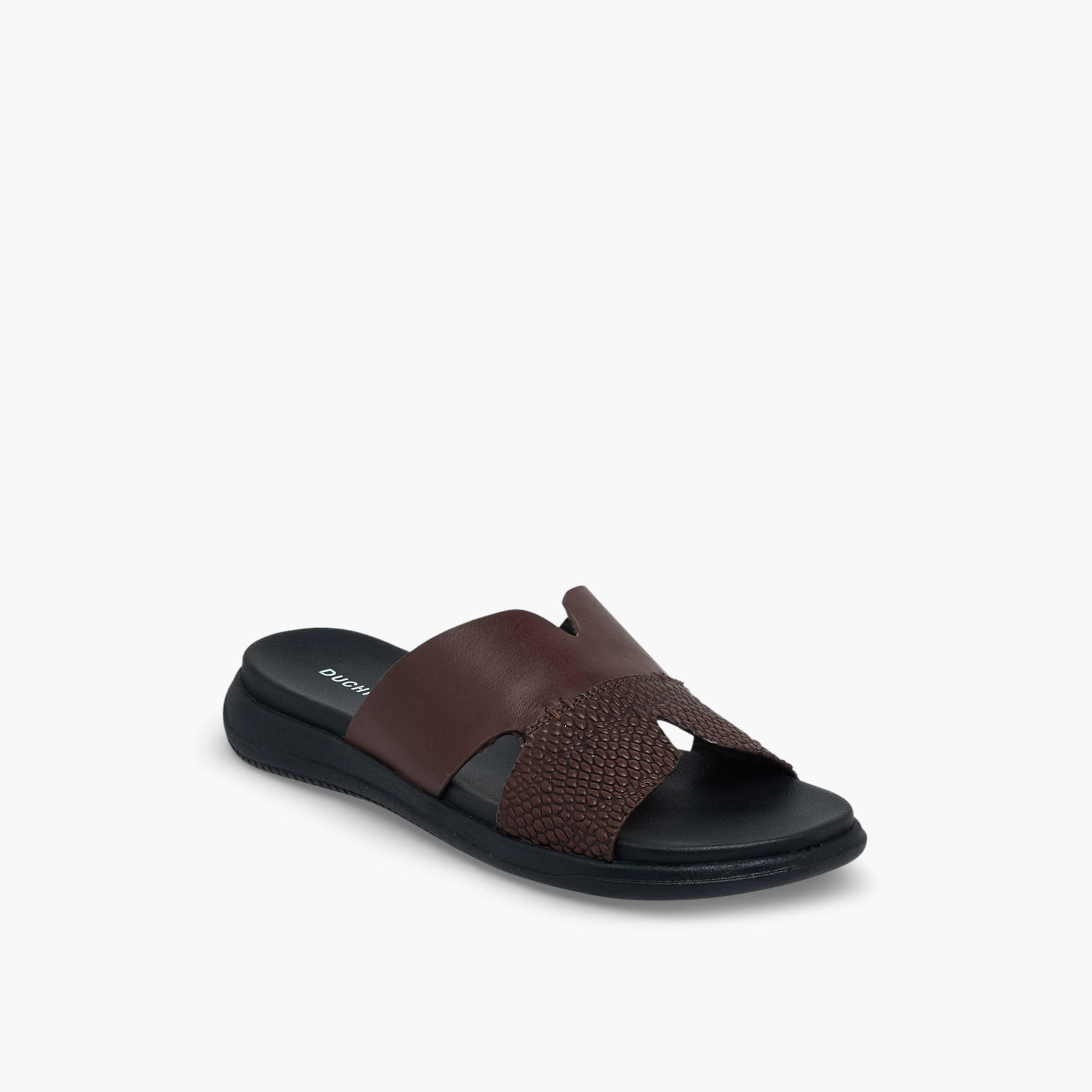 Duchini Men Leather Comfort Sandals-men-shoes-sandals-image-2