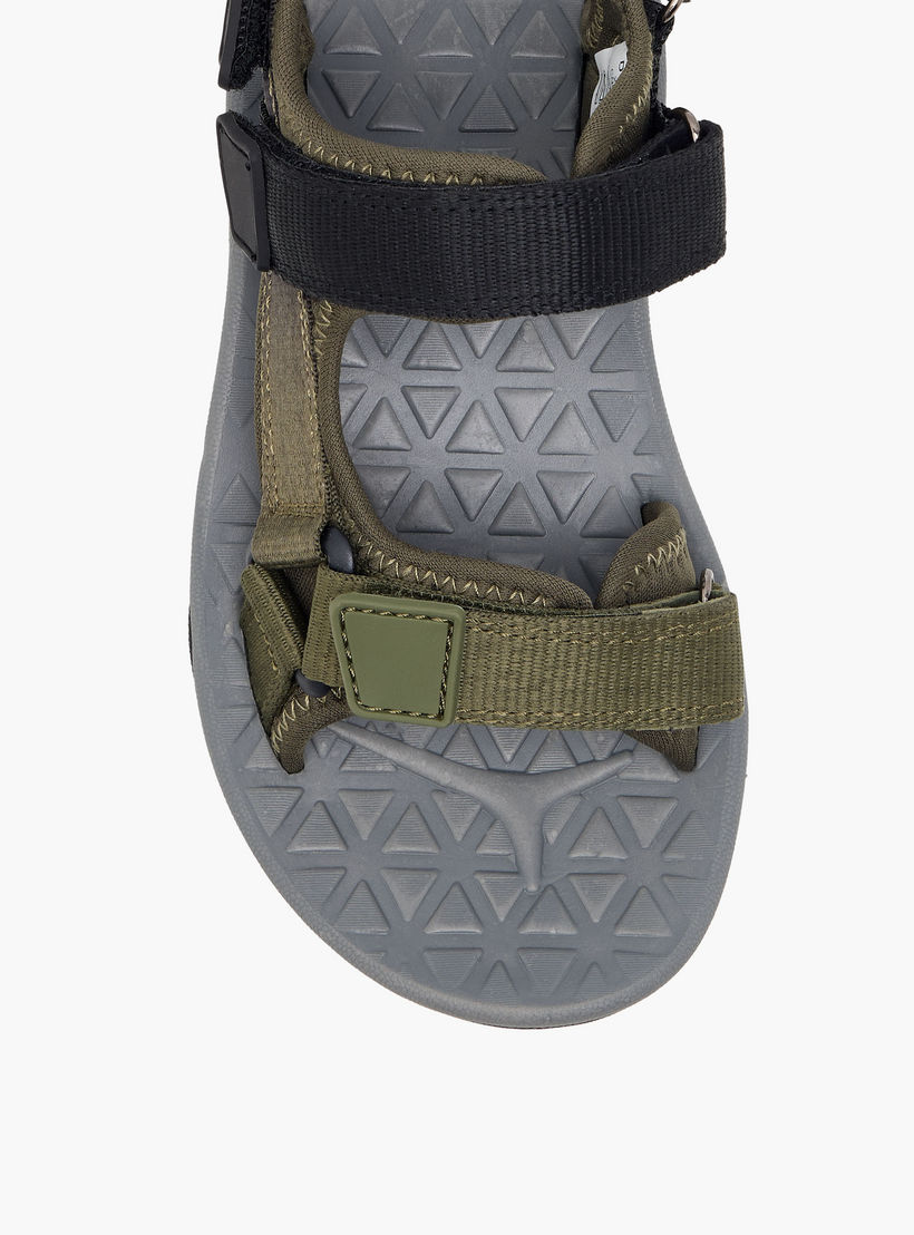Mister Duchini Solid Strap Sandals with Hook and Loop Closure-boys-shoes-sandals-image-3