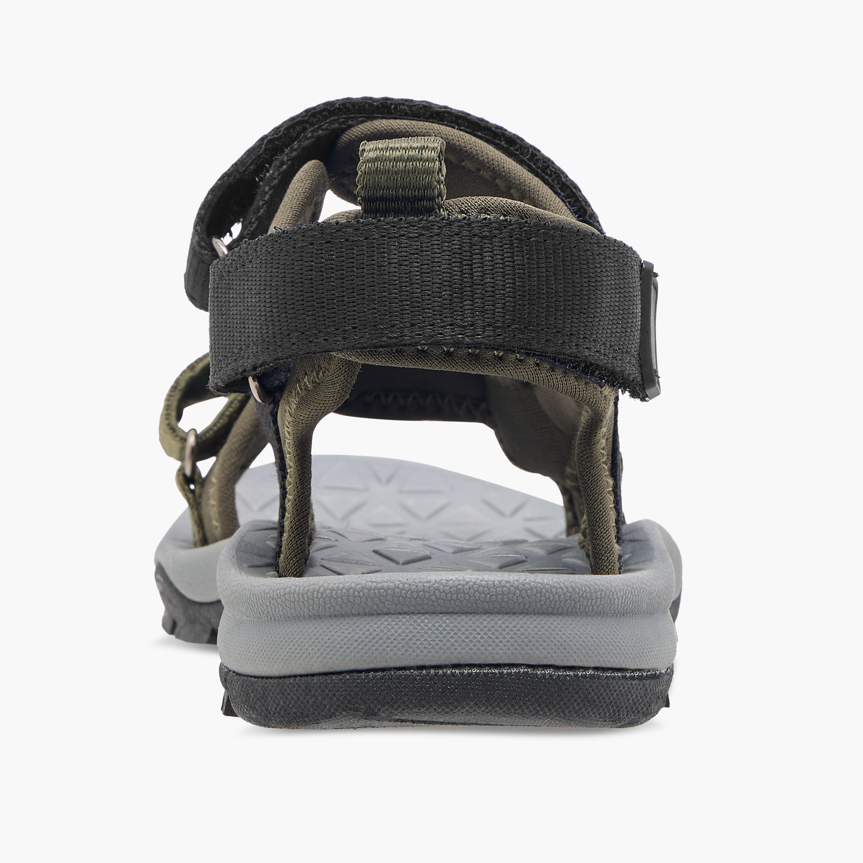 Mister Duchini Solid Strap Sandals with Hook and Loop Closure-boys-shoes-sandals-image-4