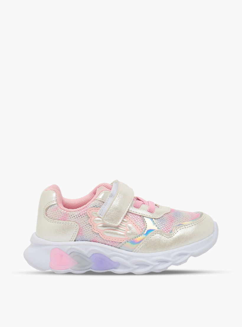 Juniors Girls Light-Up Hook & Loop Sneakers-girls-shoes-sneakers-image-3