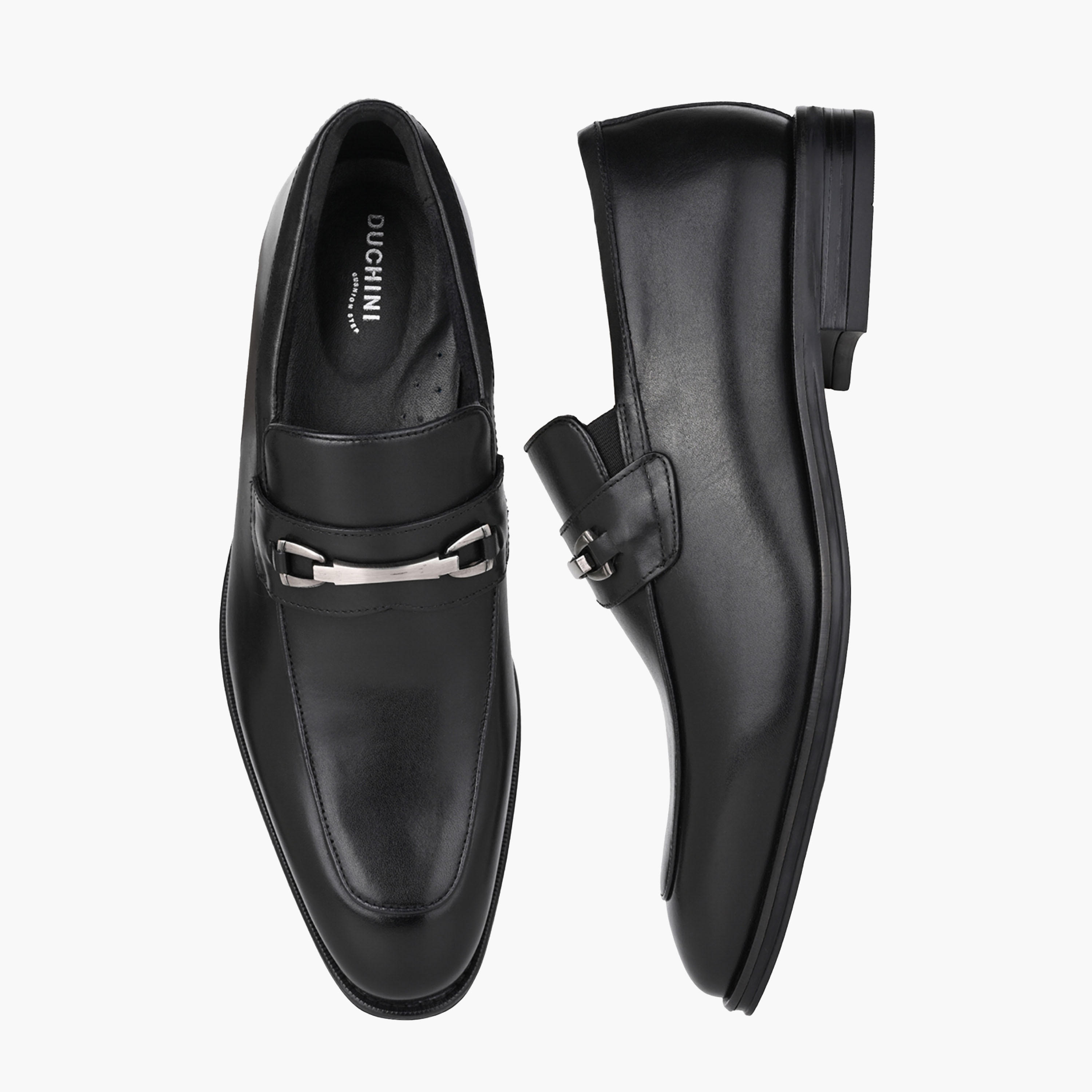 Duchini Men Genuine Leather Slip-On Loafers-men-shoes-loafersandmoccasins-image-1