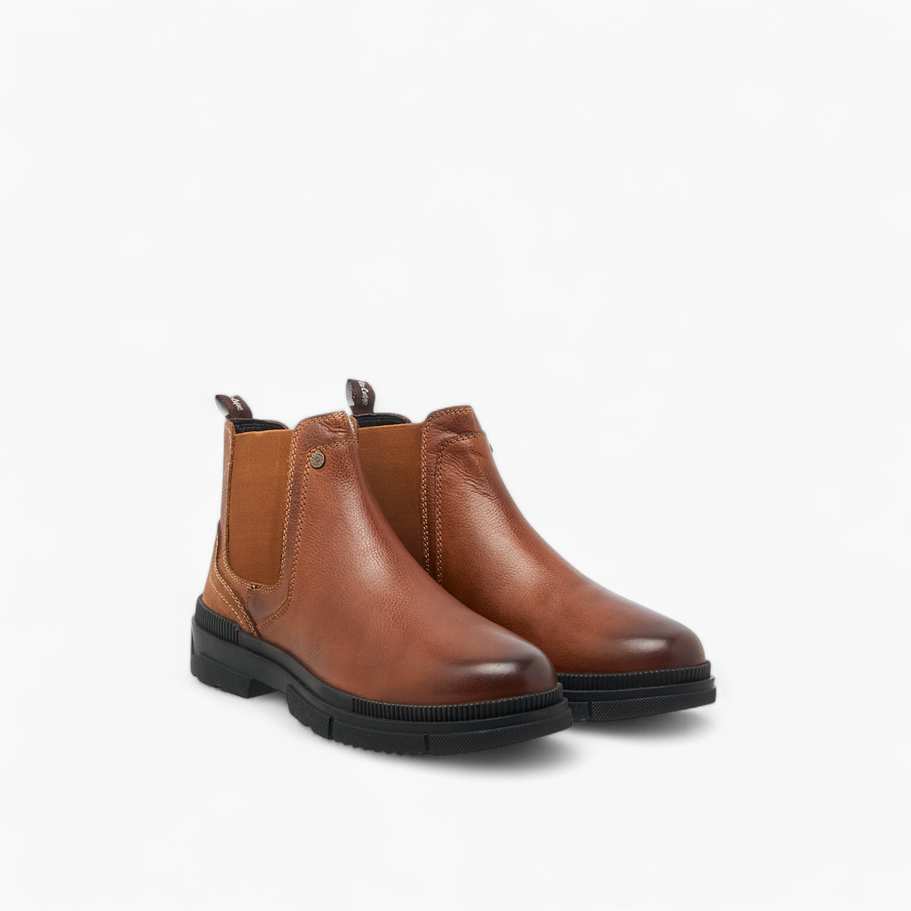 Lee Cooper Men's Solid Slip-On Chelsea Boots-men-shoes-boots-image-7