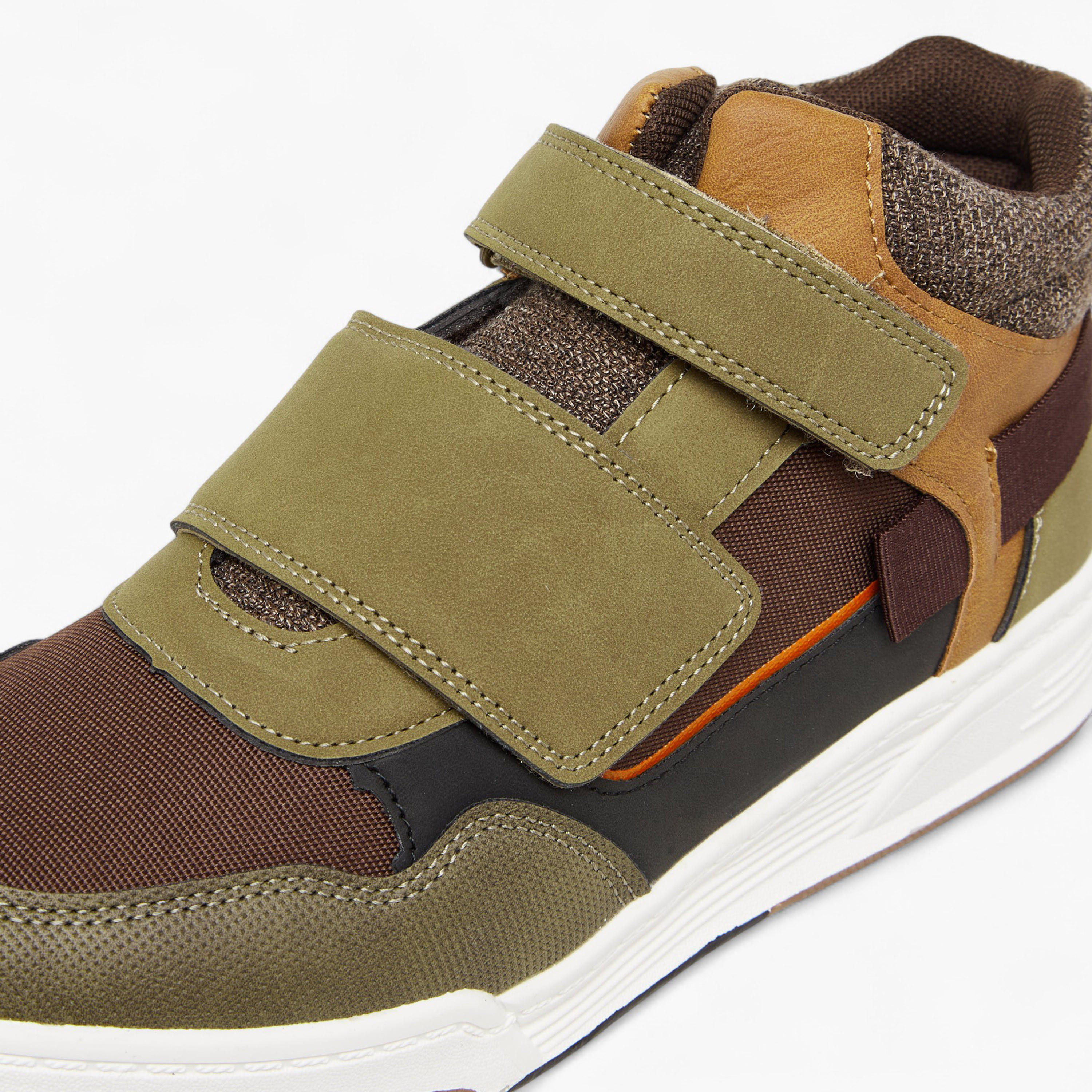 LBL by Shoexpress Boys Panelled High Cut Sneakers-boys-shoes-sneakers-image-4