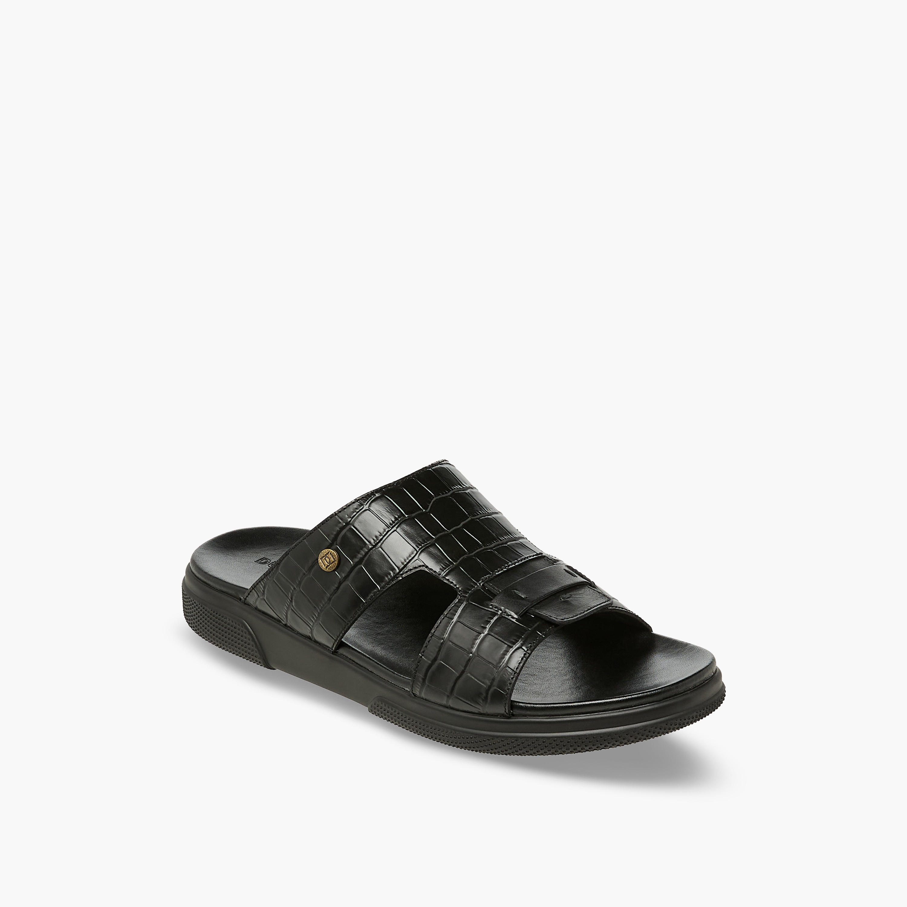 Duchini Men Leather Comfort Sandals-men-shoes-sandals-image-2