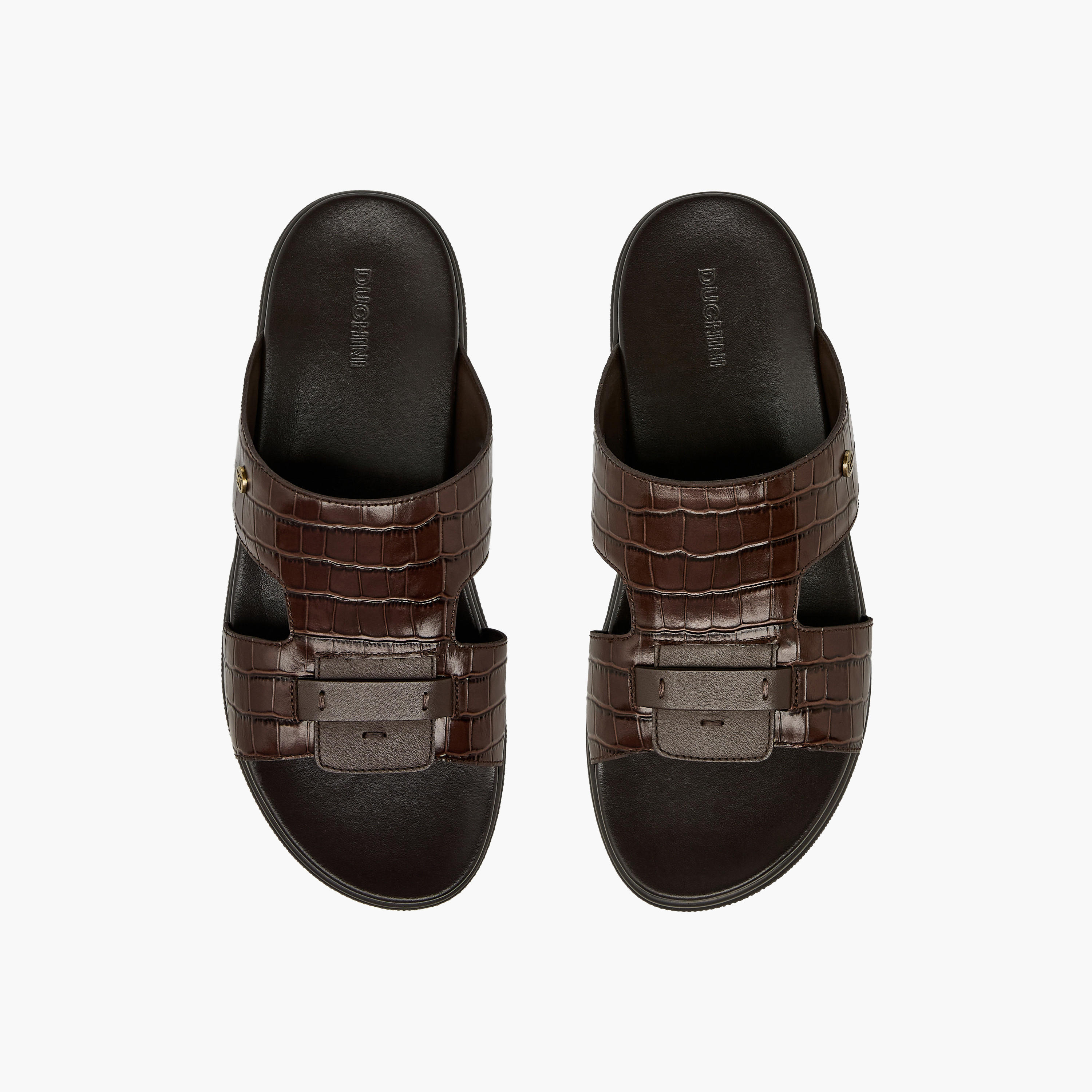 Duchini Men Leather Comfort Sandals-men-shoes-sandals-image-1