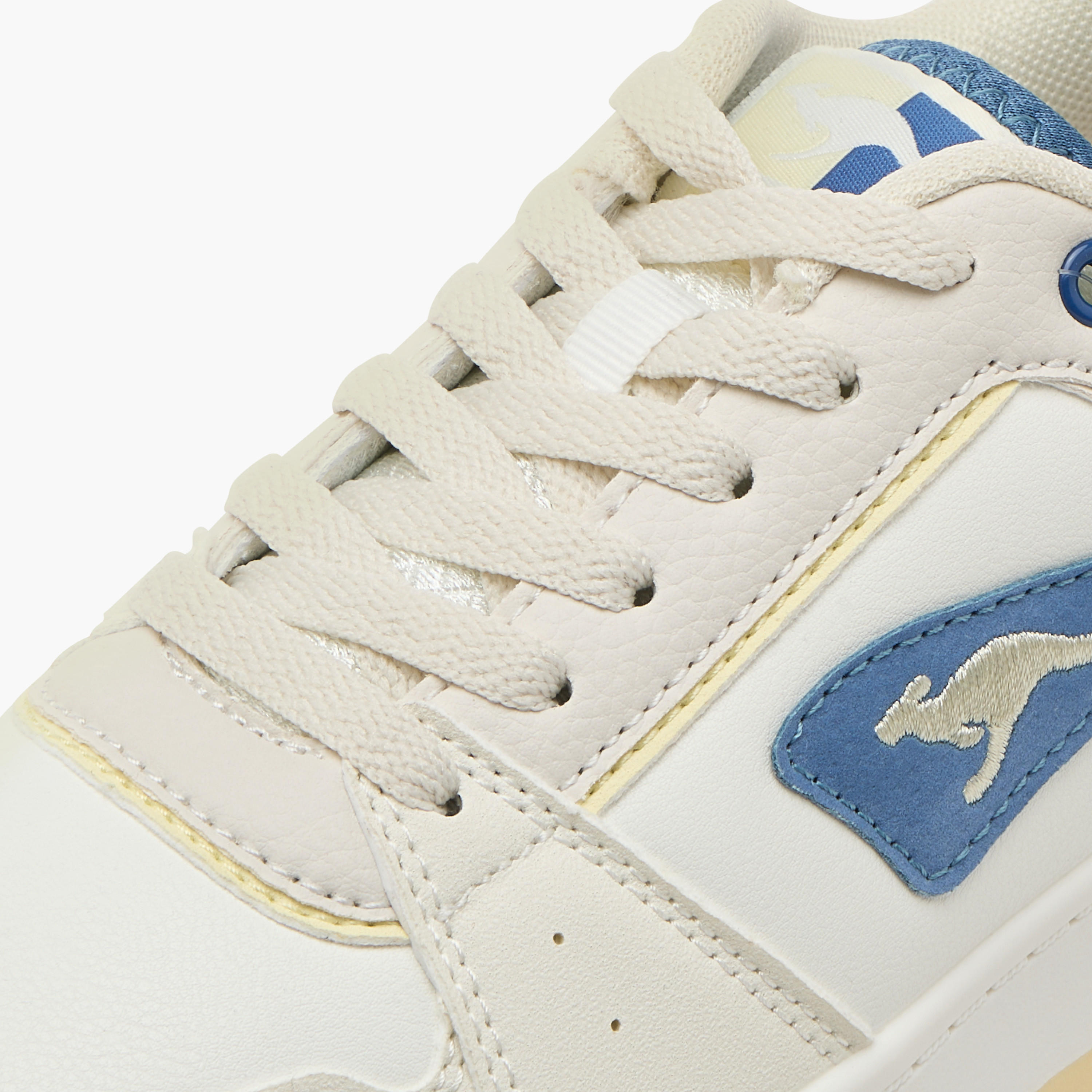KangaROOS Women's Panelled Sneakers with Lace-Up Closure-women-shoes-sneakers-image-4