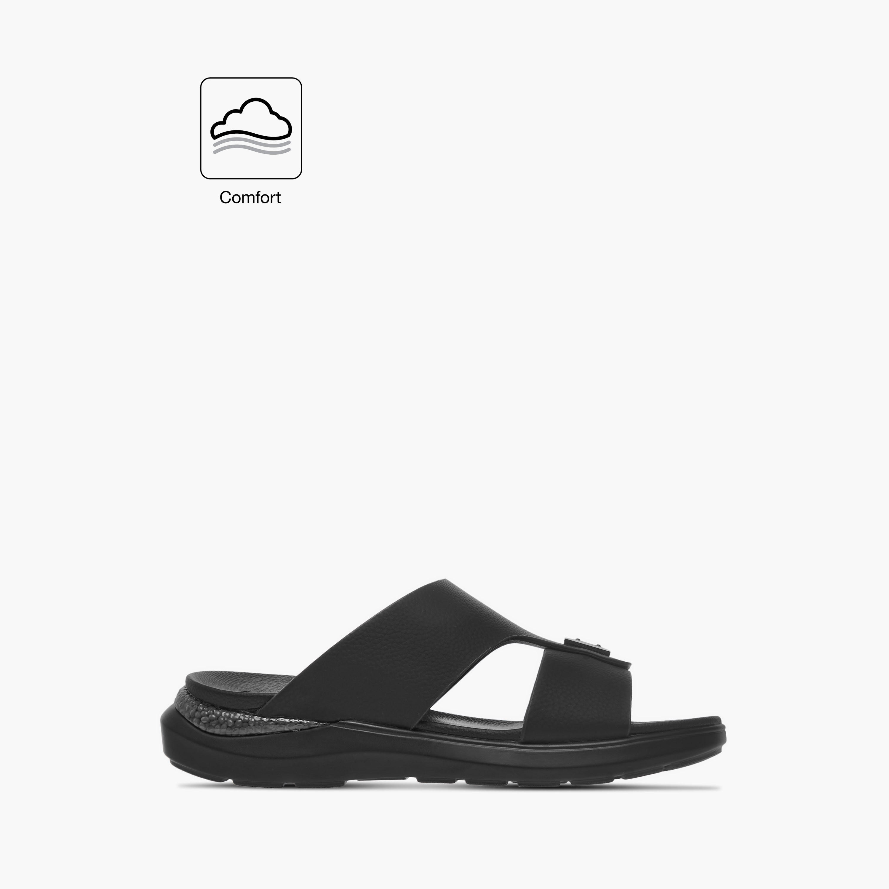 Le Confort Metal Accent Slip-on Comfort Sandals-men-shoes-sandals-image-2