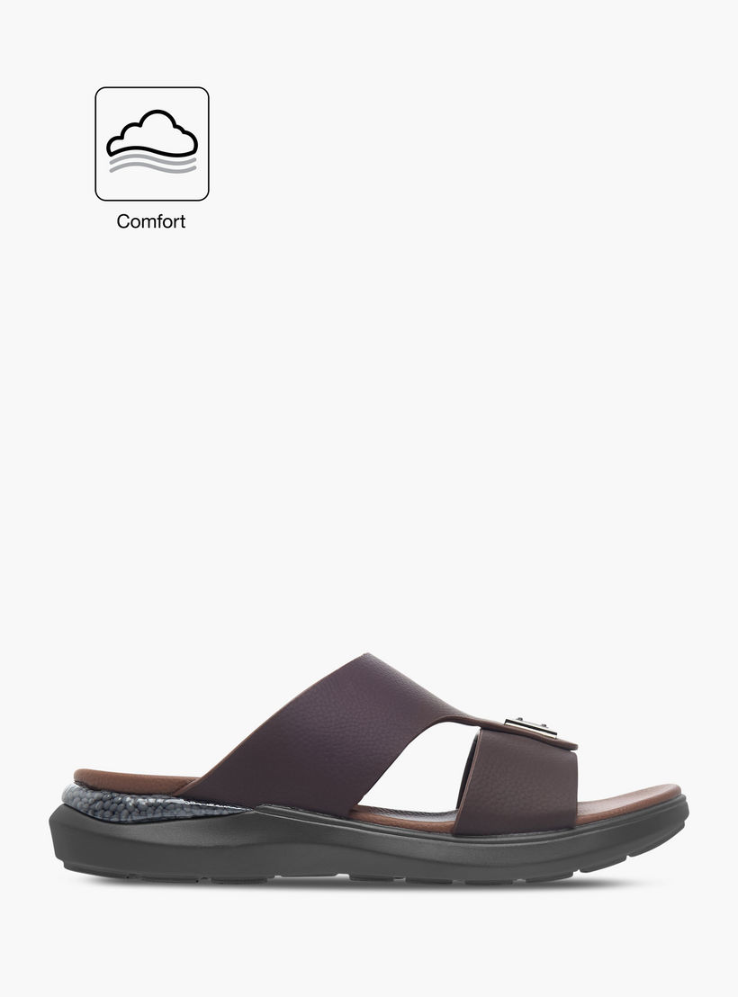صندل مريح سهل الارتداء بزينة معدنية من لو كونفورت-men-shoes-sandals-image-2