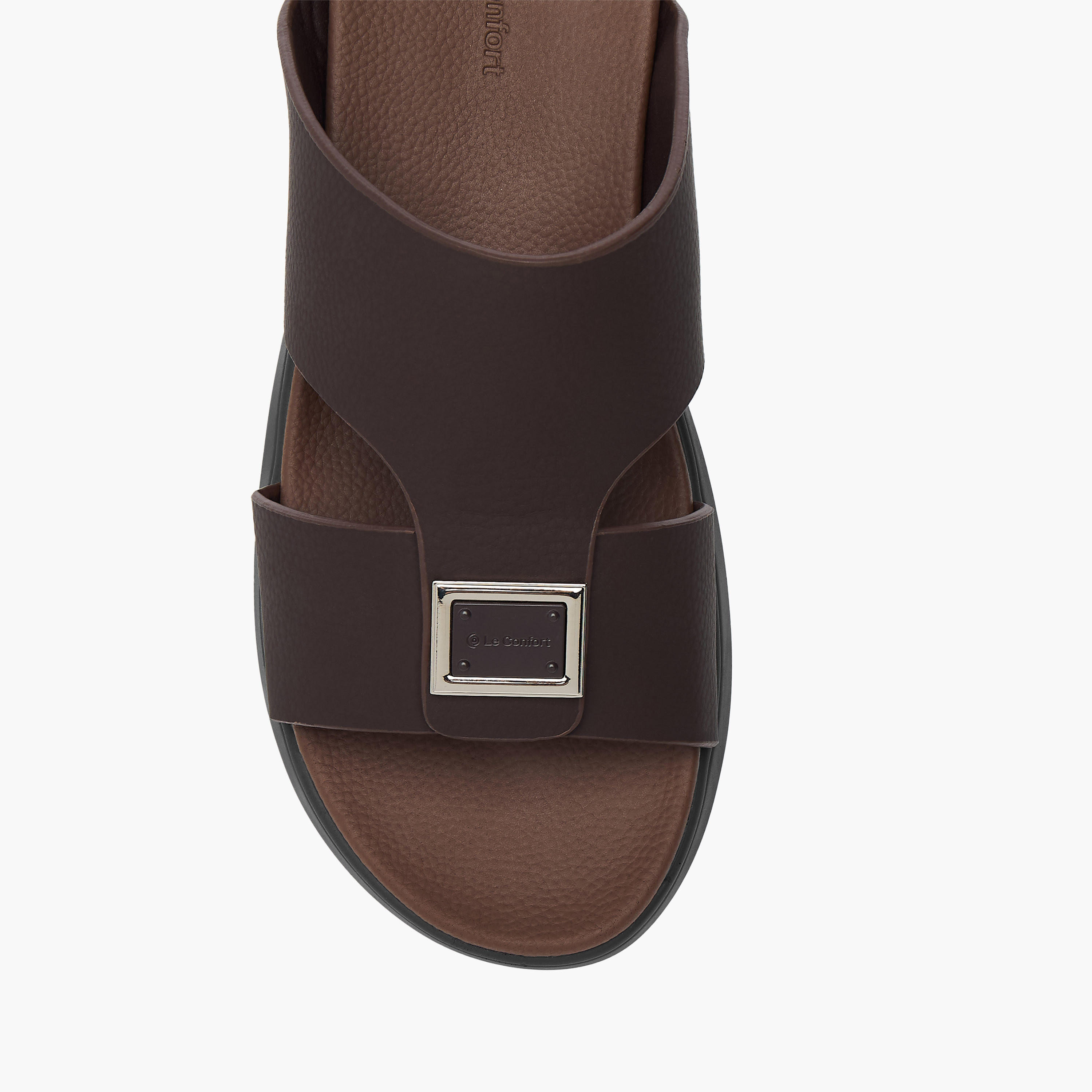 صندل مريح سهل الارتداء بزينة معدنية من لو كونفورت-men-shoes-sandals-image-3
