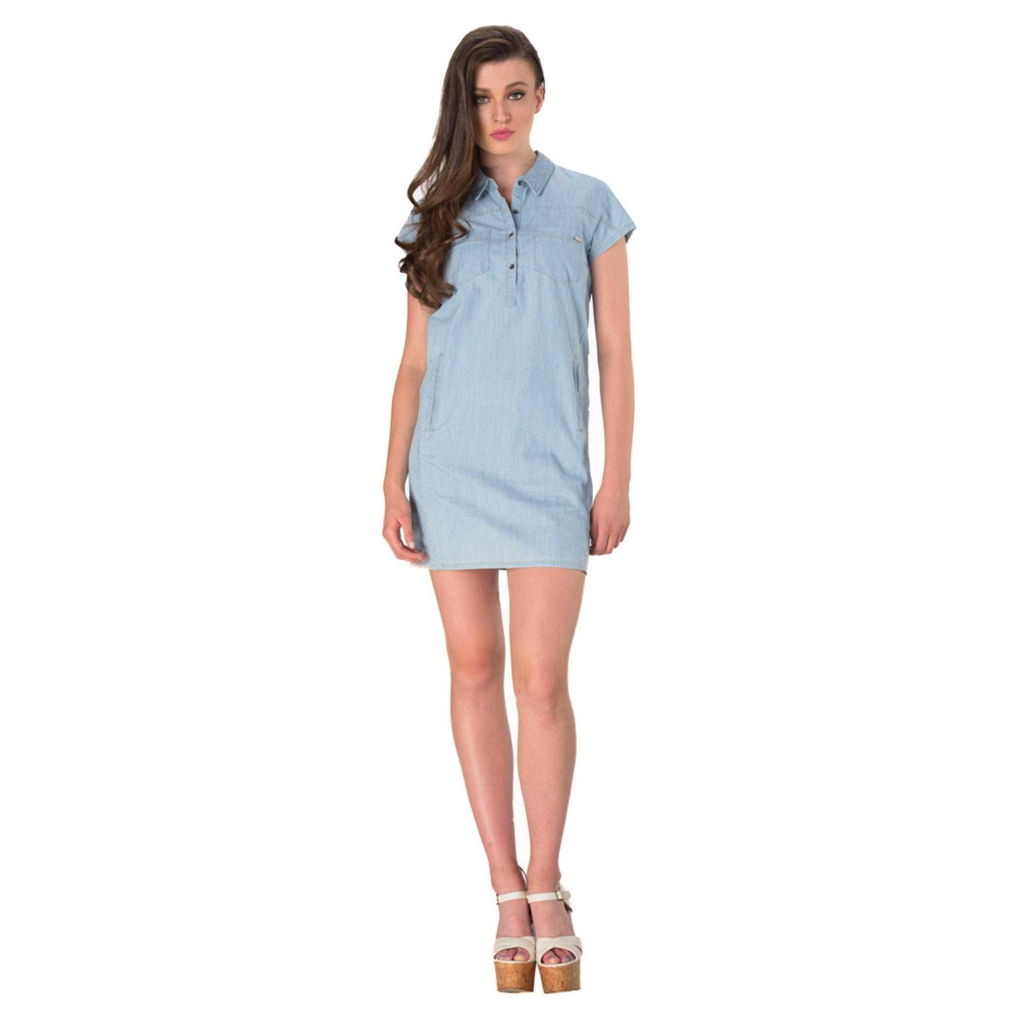 Lee Cooper Solid Colour Dress-women-clothing-dresses-image-5