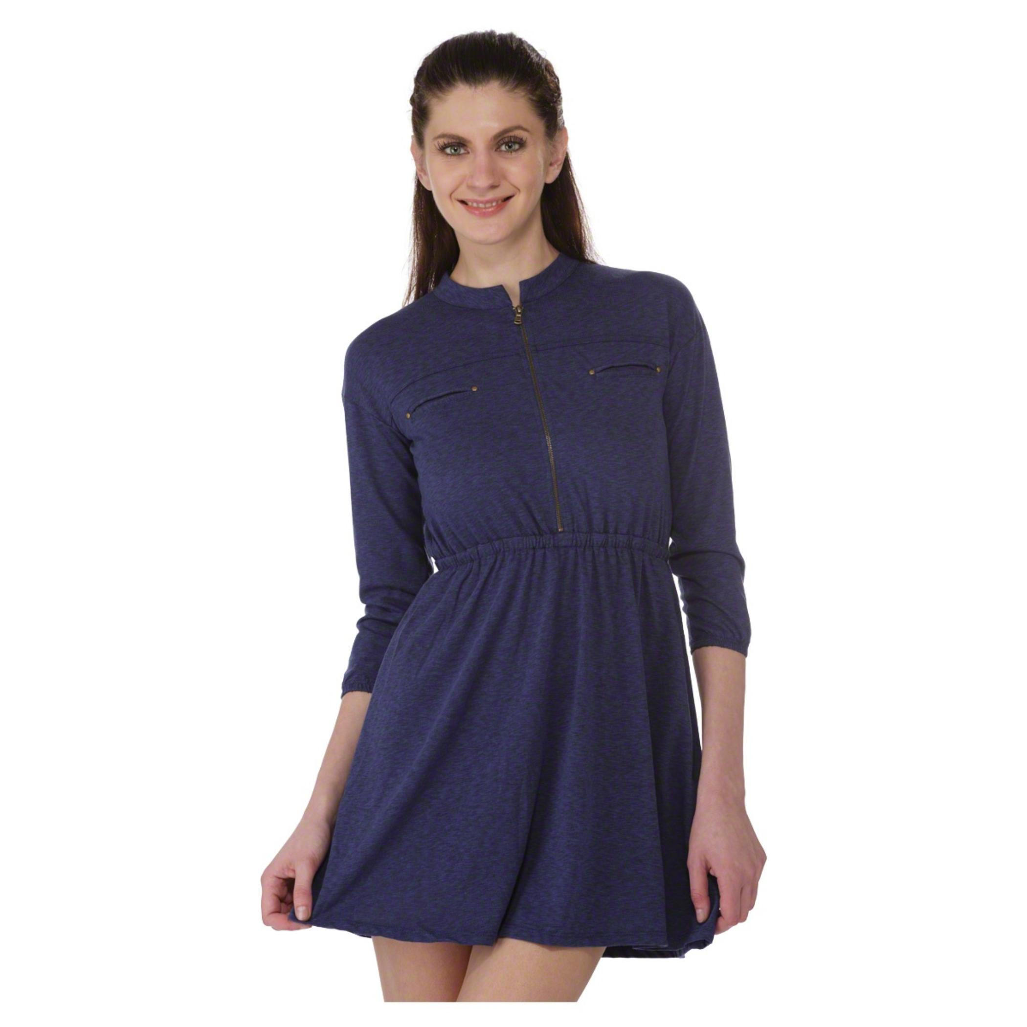 Lee Cooper Zipper Front Skater Dress-women-clothing-dresses-image-6