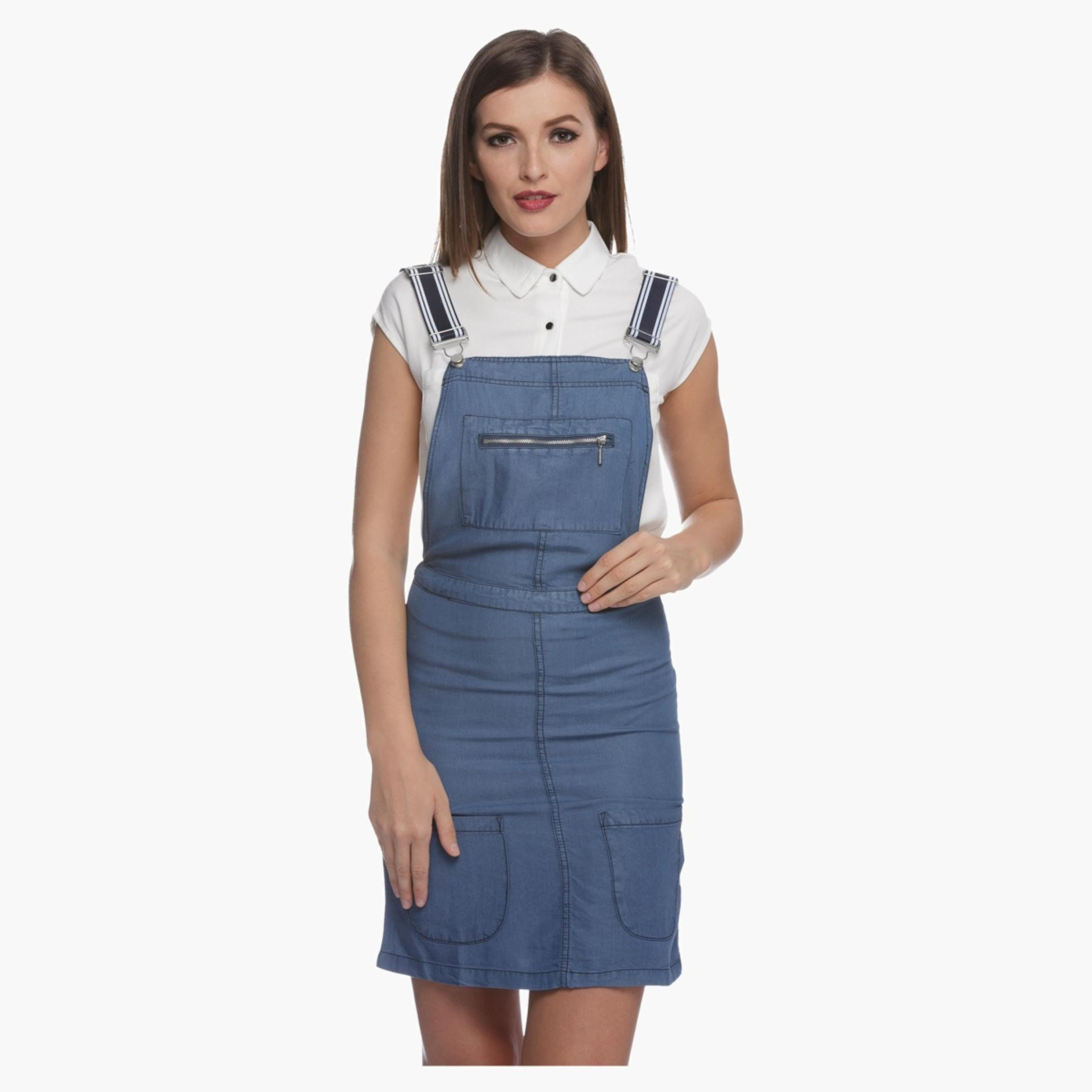 Lee Cooper Pinafore Dungaree-women-clothing-dresses-image-5
