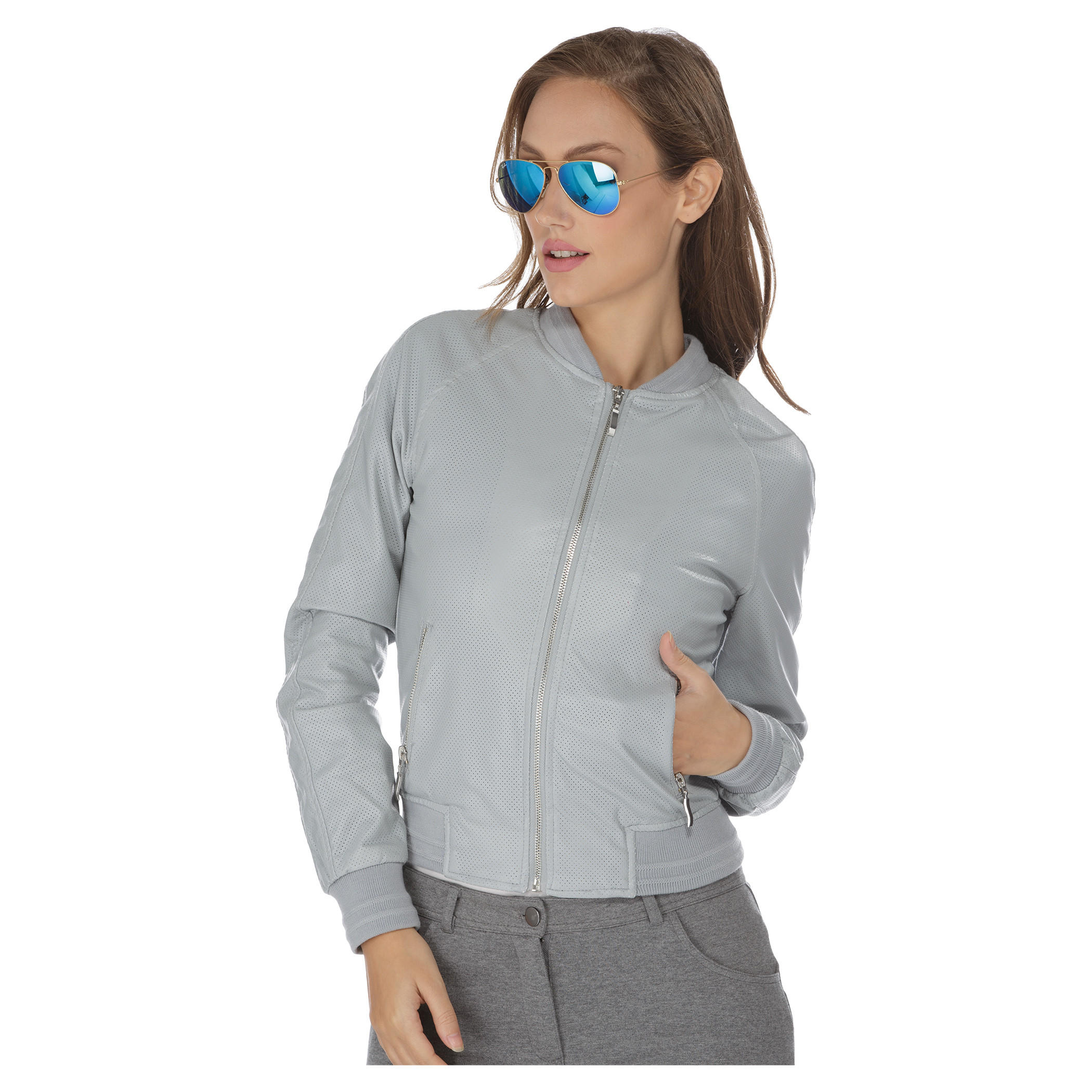 Lee Cooper Textured Jacket-women-winterwear-coatsandjackets-jackets-image-5