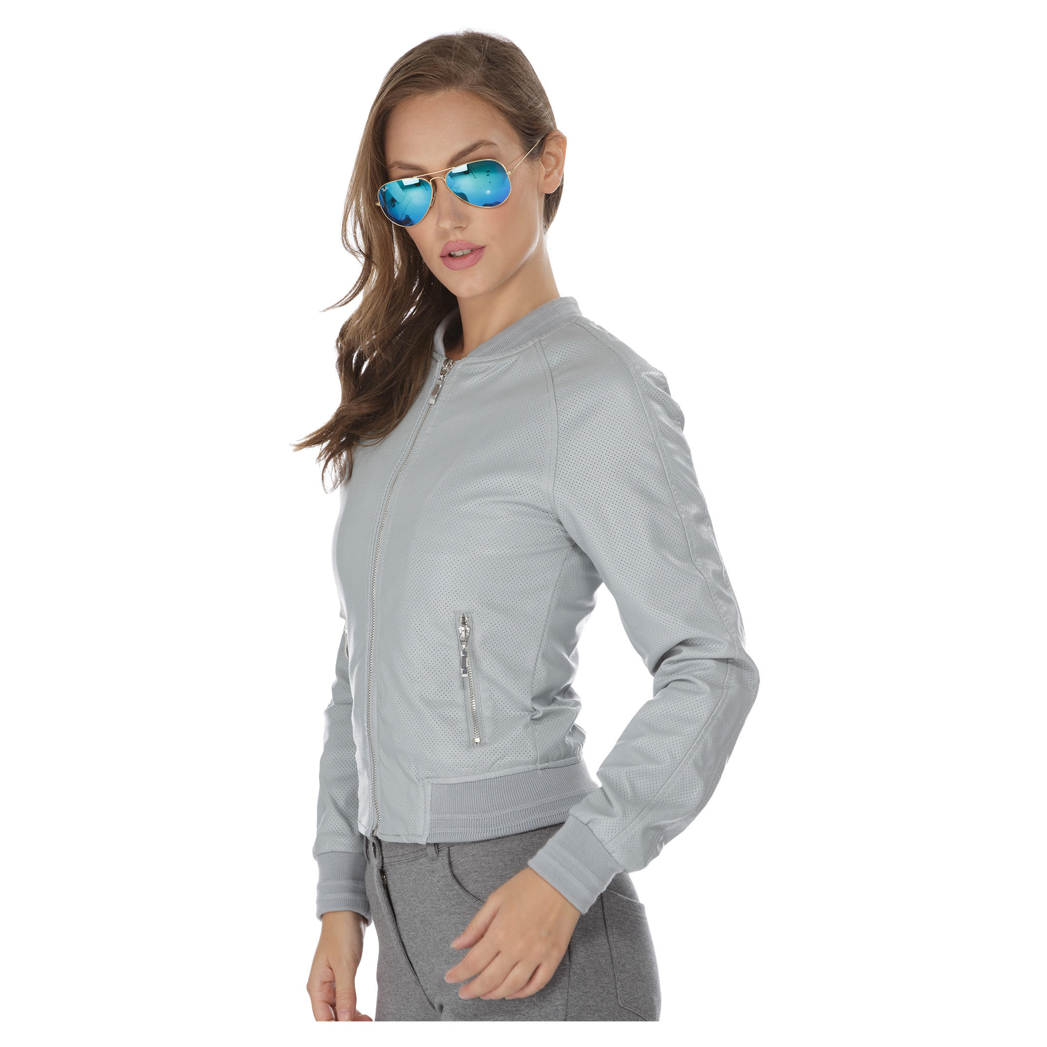 Lee Cooper Textured Jacket-women-winterwear-coatsandjackets-jackets-image-3