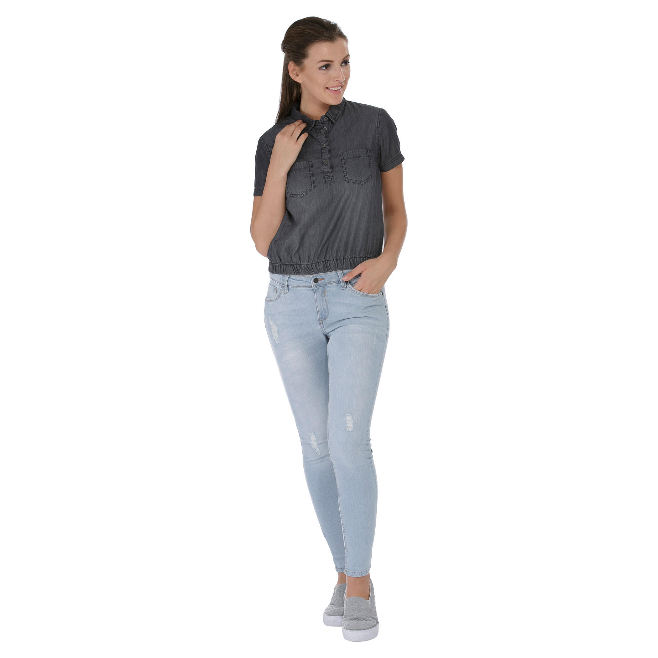 Lee Cooper Solid Colour Top-women-clothing-shirtsandblouses-blouses-image-10