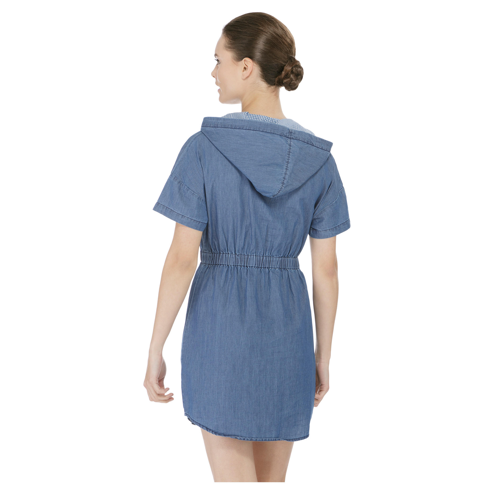 Lee Cooper Hooded Denim Dress-women-clothing-dresses-image-2